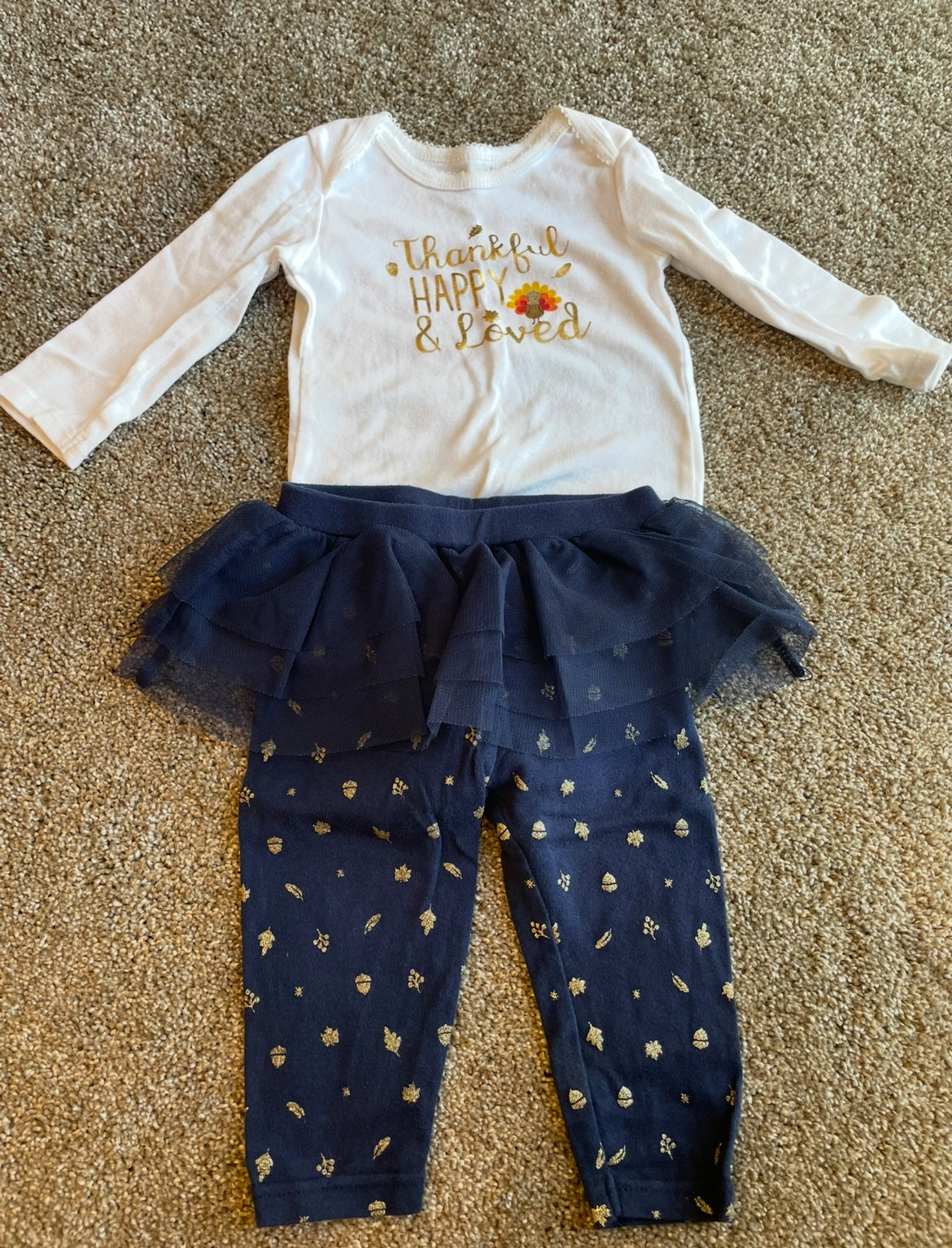 Seller 10-Thanksgiving 9 month baby girl outfit