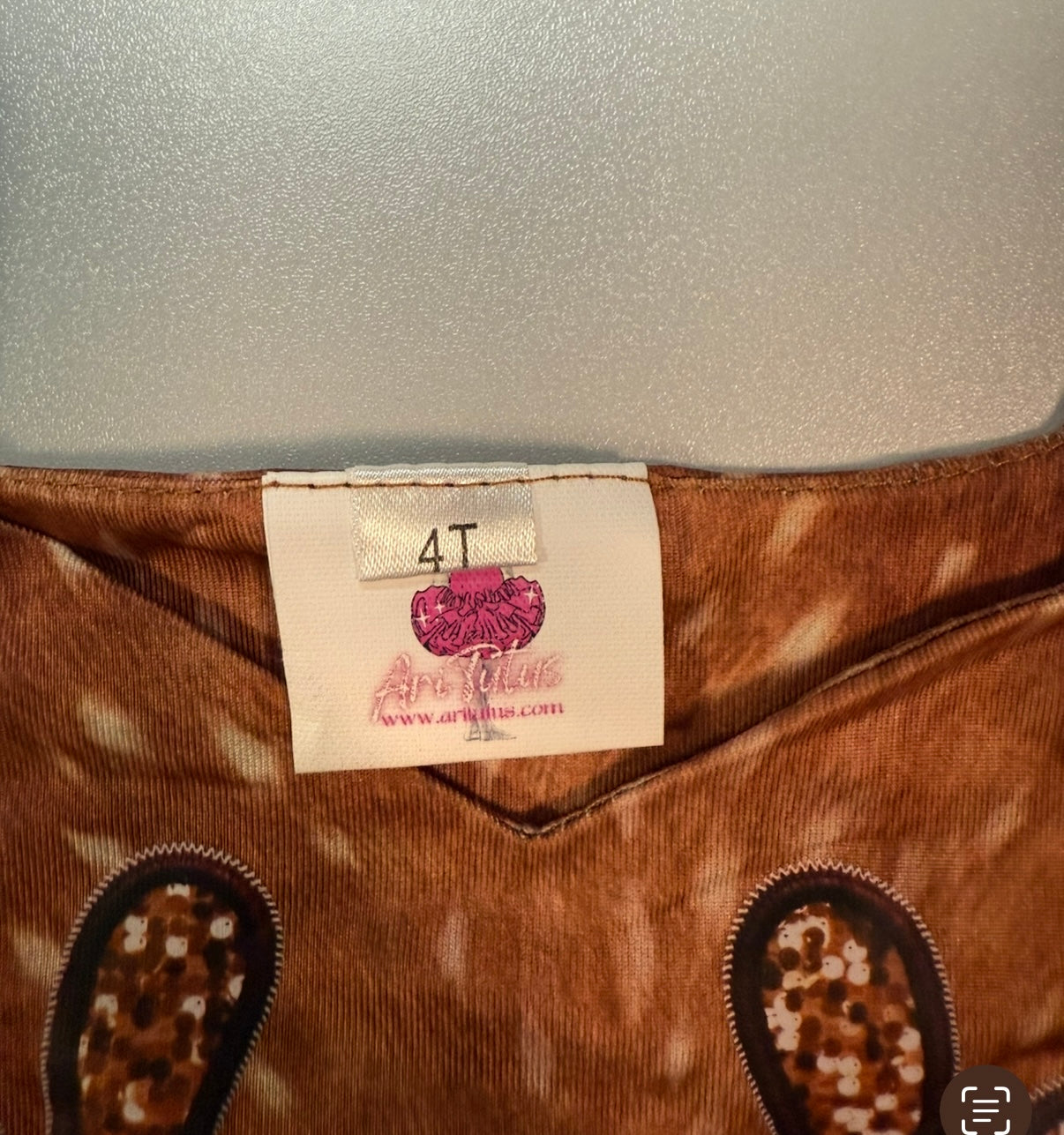 #155 Reduced! Aritutus 2 piece reindeer tutu set, size 4T