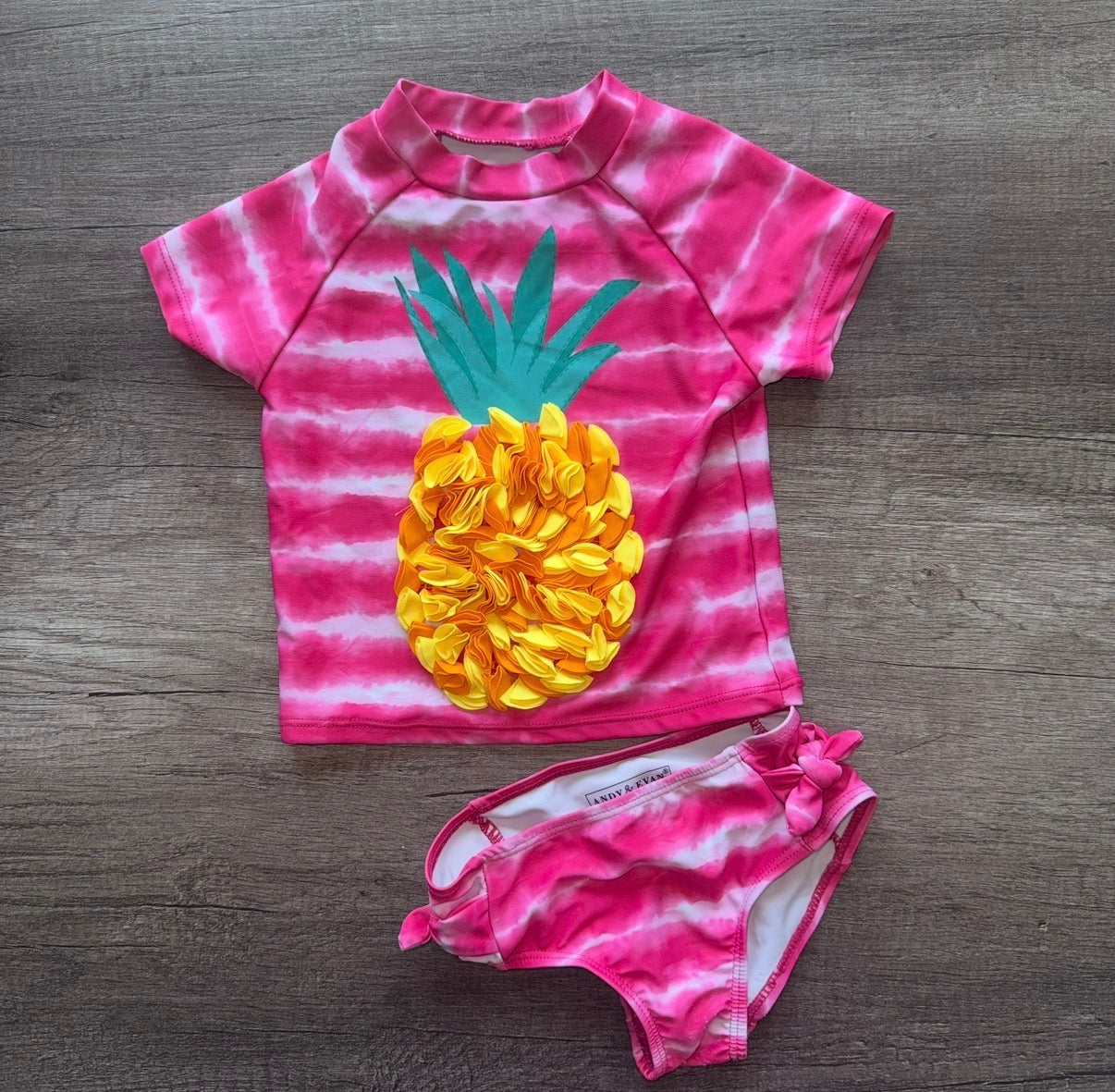 #140- Size 2T Andy & Evan (stitch fix) Pineapple Swimsuit