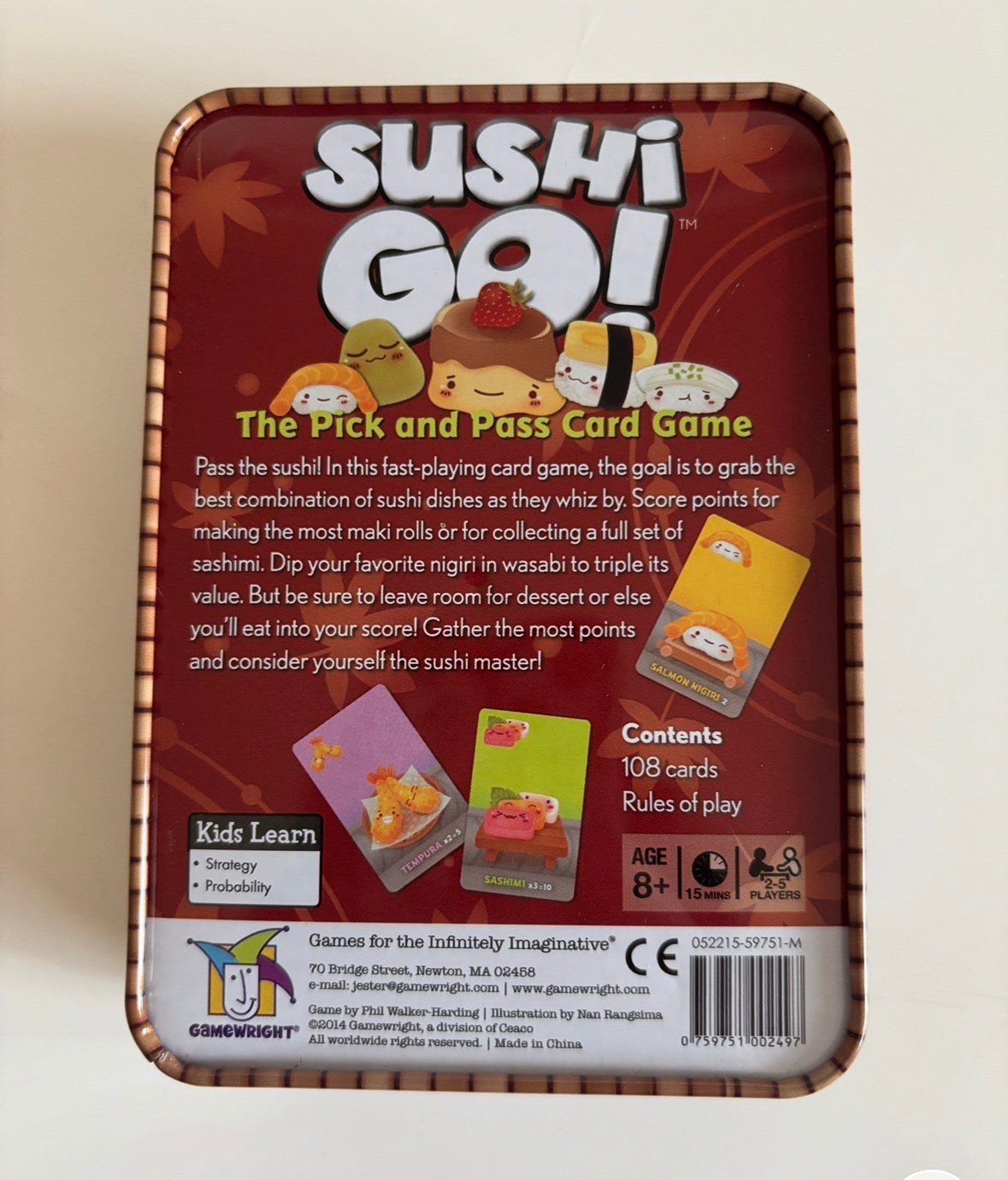 #75 Sushi Go Card Game