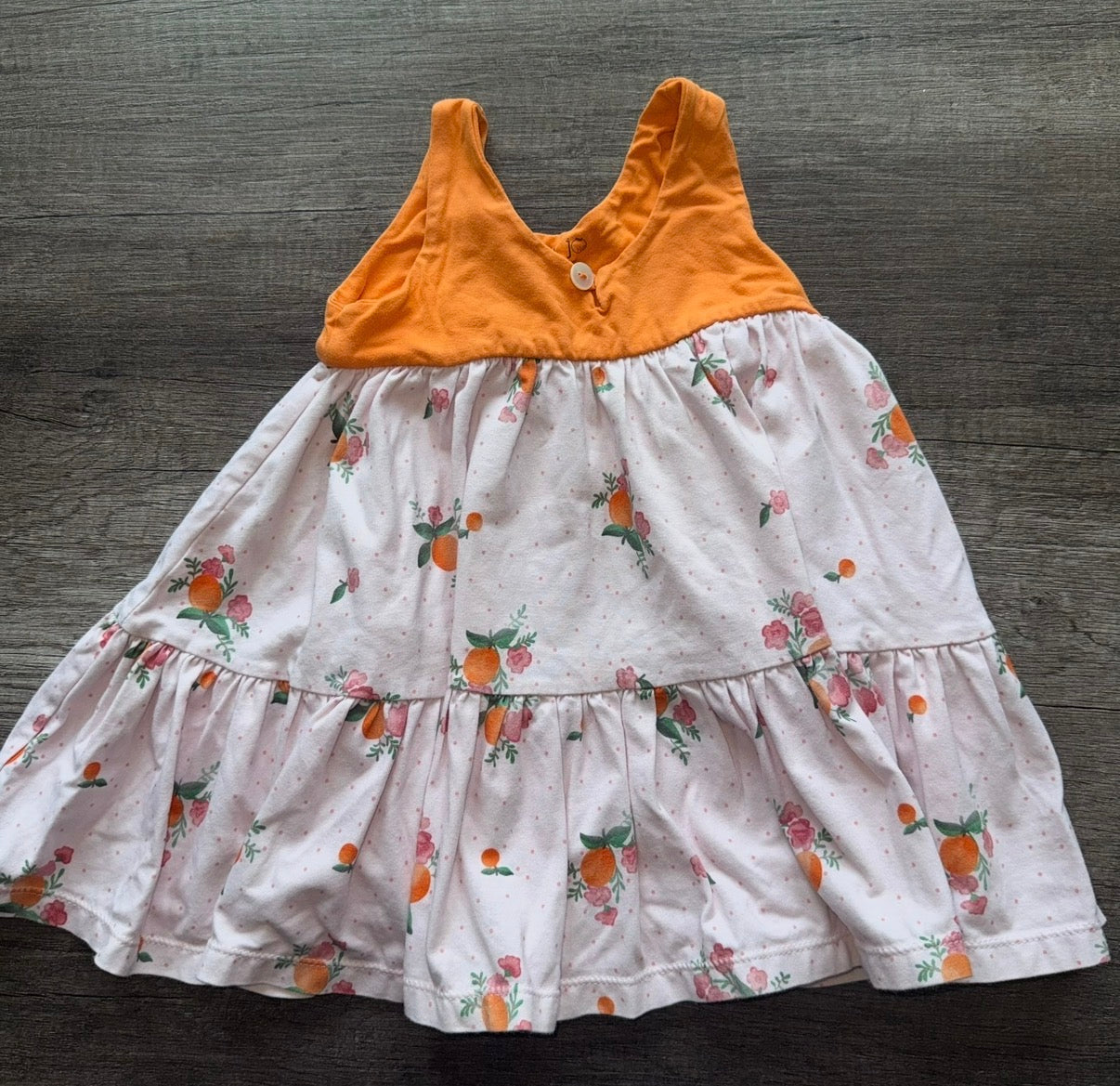 #140- Size 24M Omi Jo Orange Dress