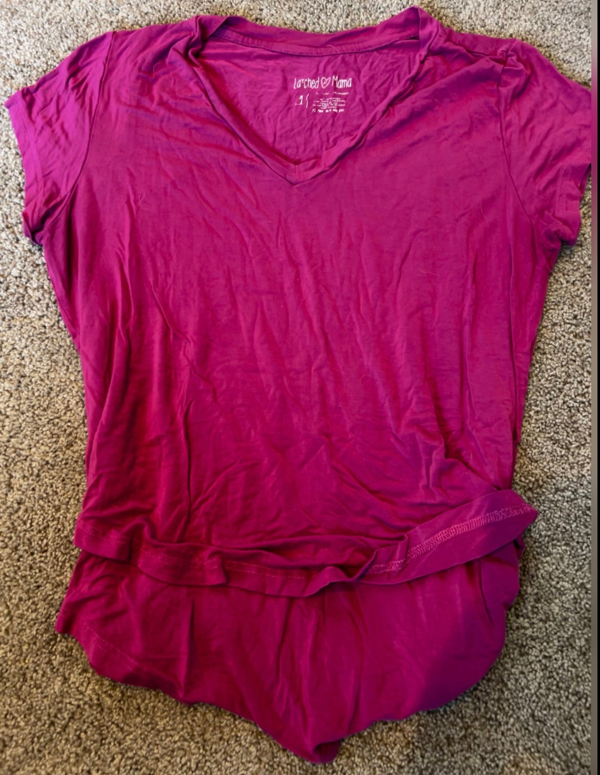 #35 Latched mama pink top medium
