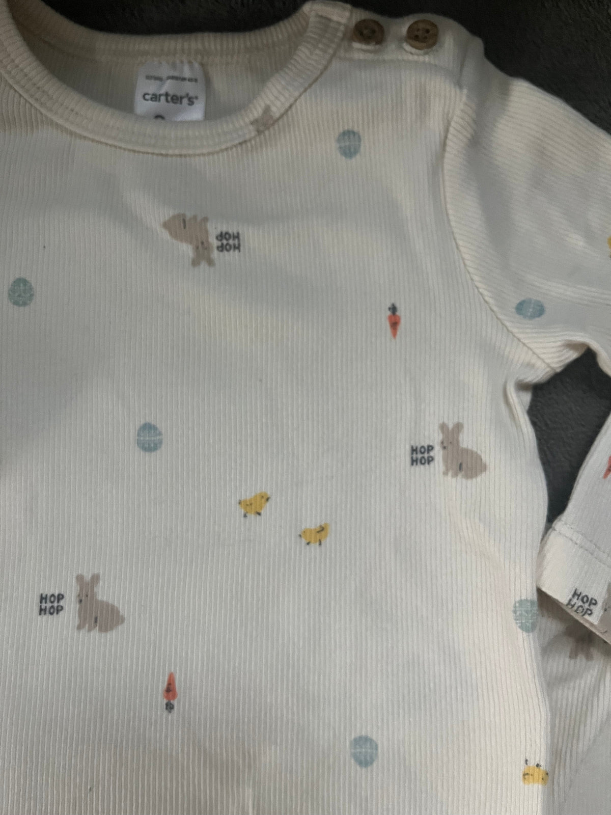 Seller #13 Carter’s gender neutral 9 months 2 piece Easter outfit