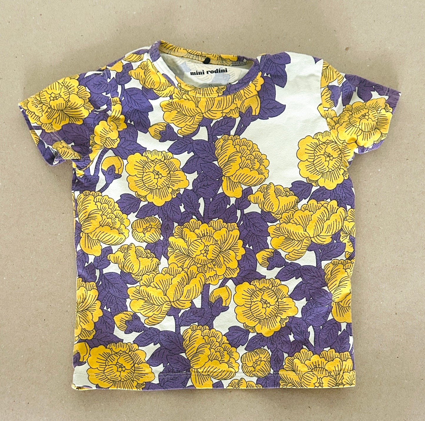 #15 Mini Rodini 2/3 Floral Shirt