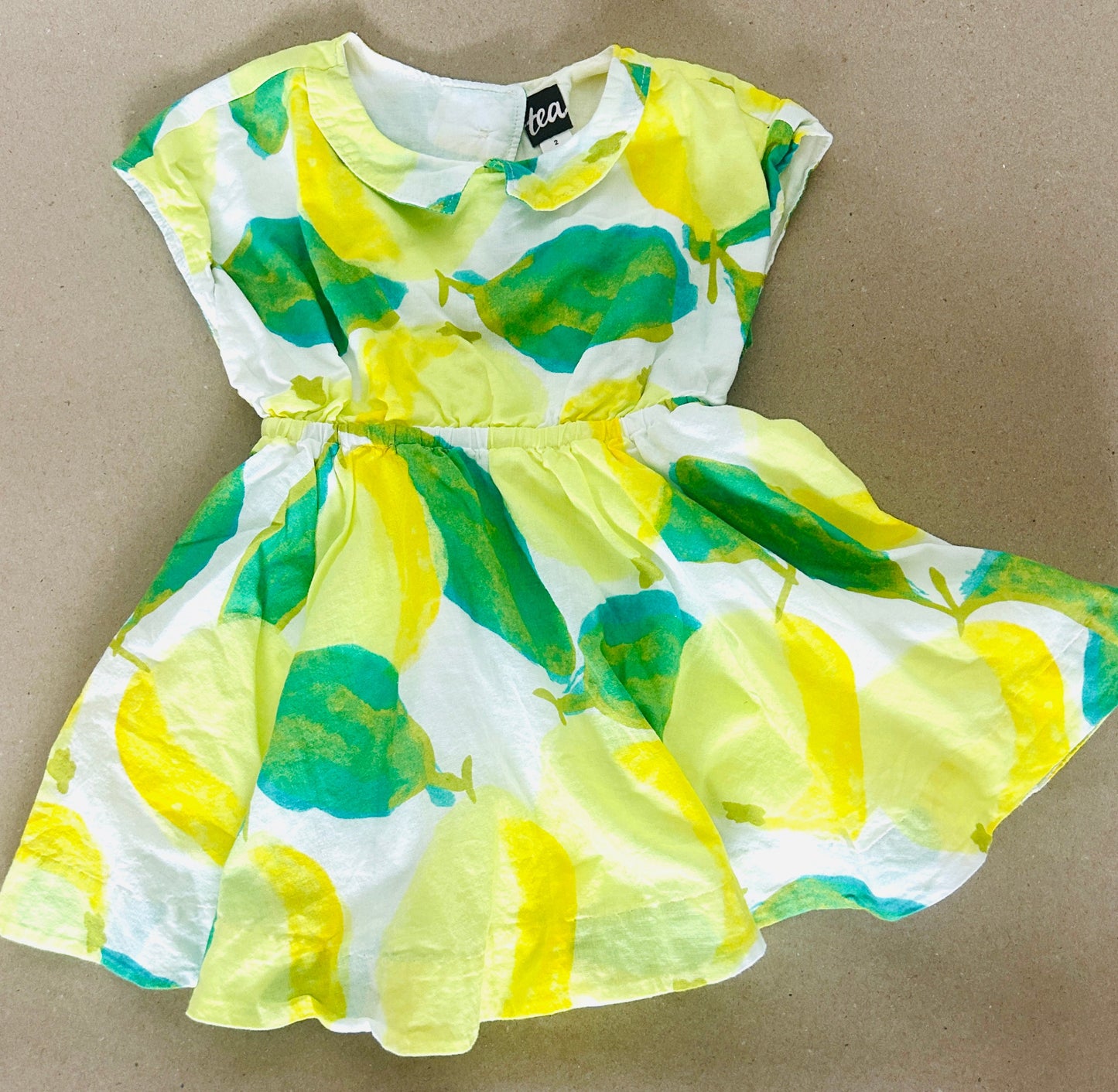 #15 Tea Collection 2t Guava Go-Go Dress