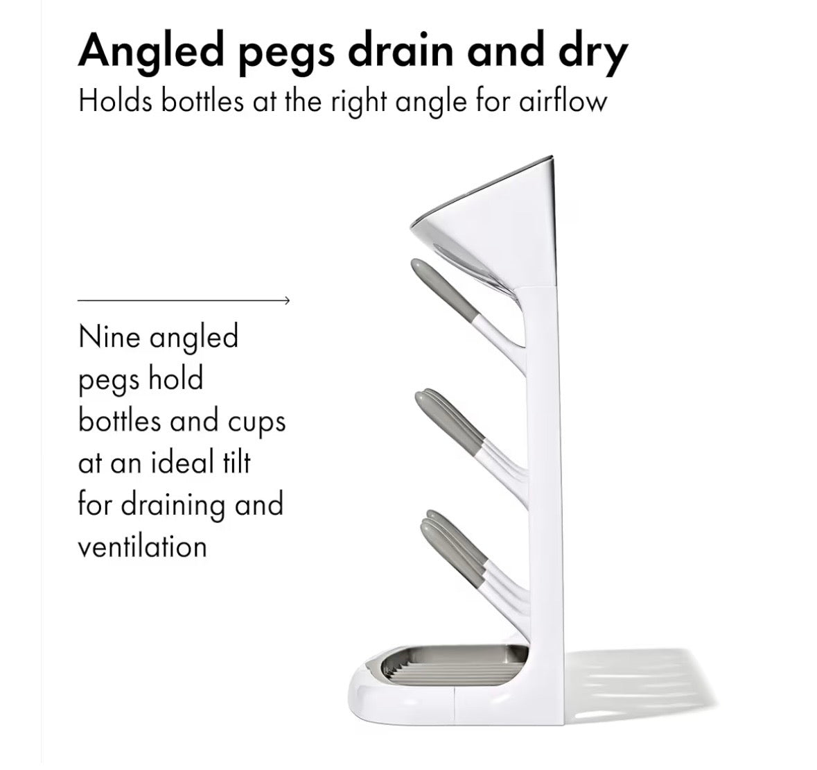 #132 - REDUCED - Oxo Tot: Space Saving Drying Rack