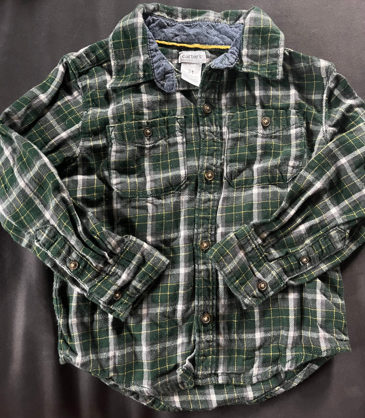 Seller #13 Carter’s boys 3T button up flannel - thick & cozy!