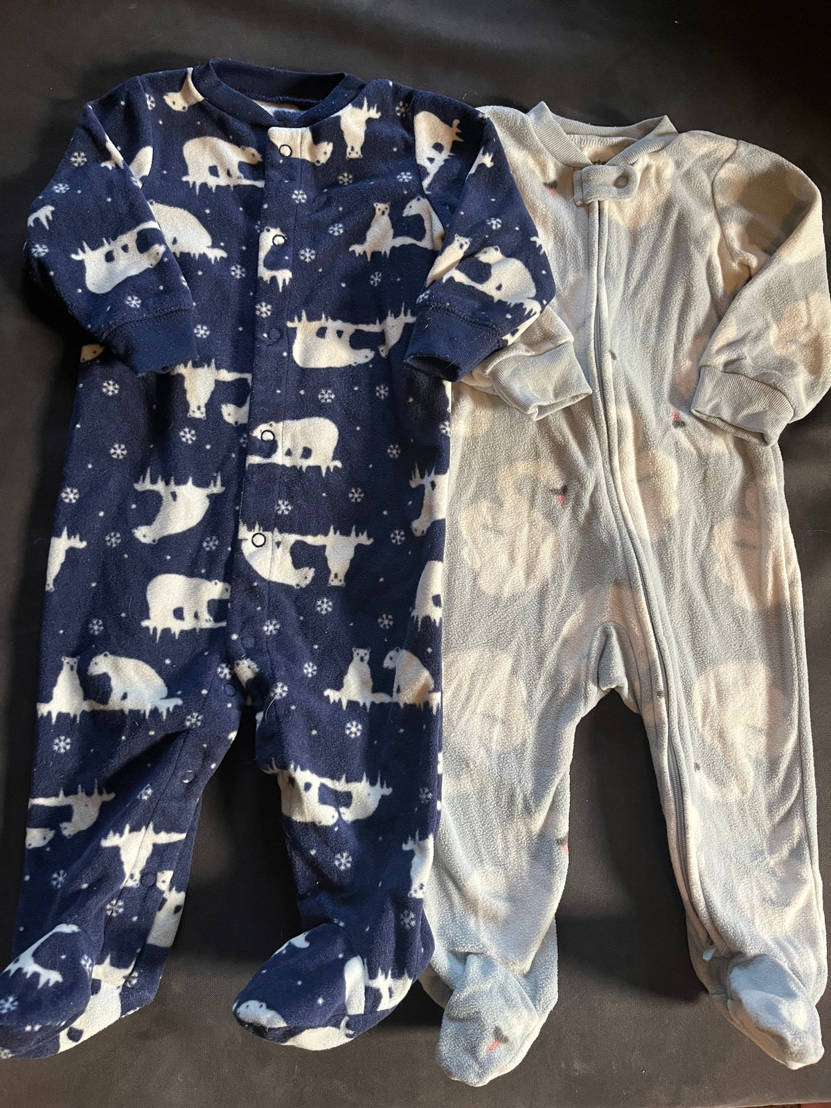 Seller #13 Carter’s gender neutral 9 months fleece sleepers, 2