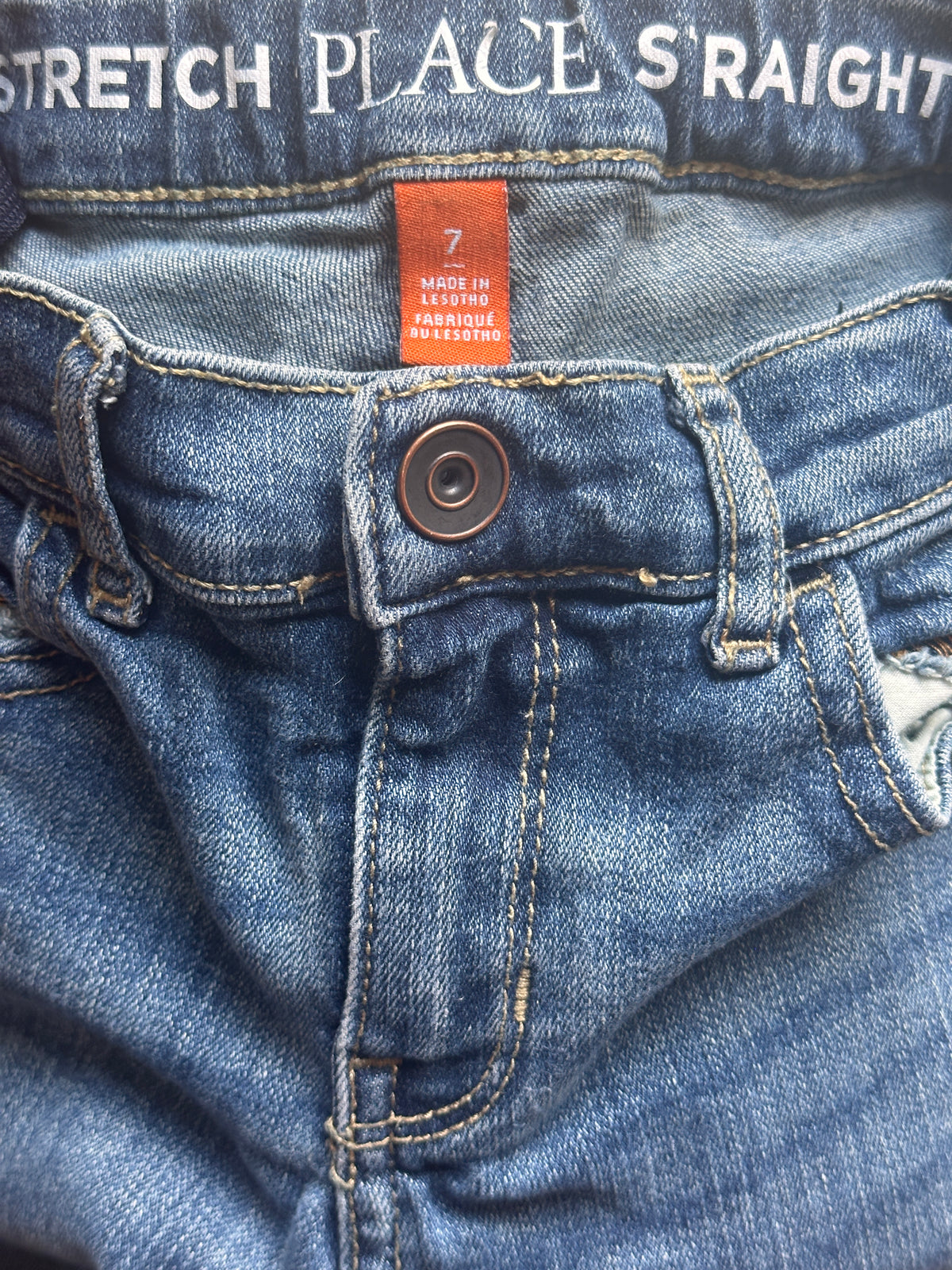 #163 Children's Place Straight Jeans - size 7 - VGUC