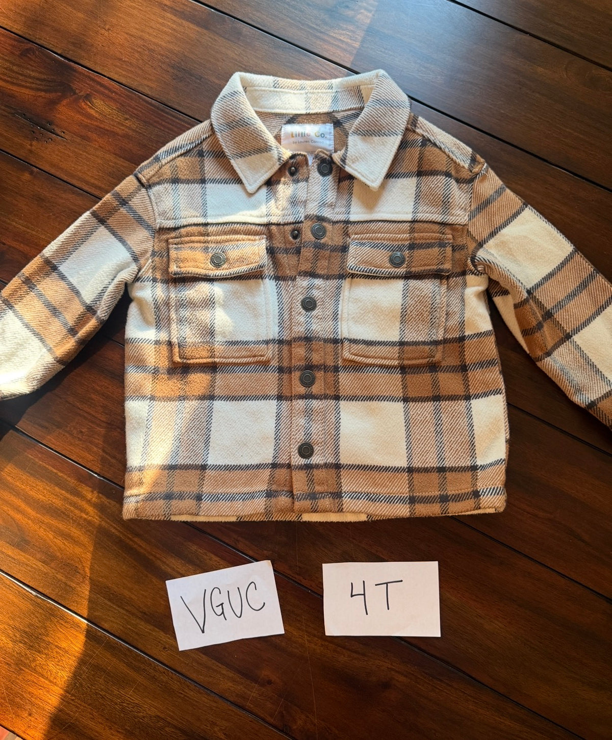 #51 Little Co by Lauren Conrad 4T Flannel Jacket