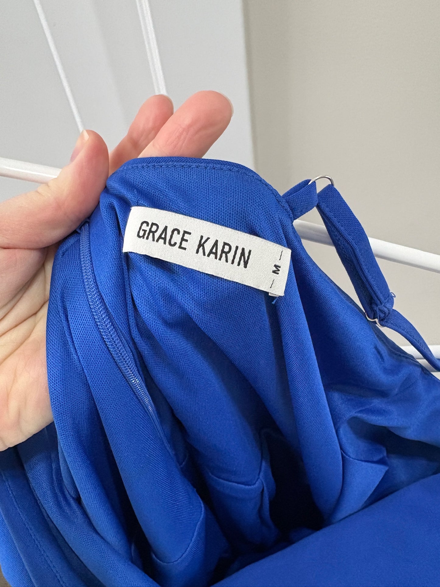 Seller #105 - Women's Medium Blue Grace Karin Dress EUC