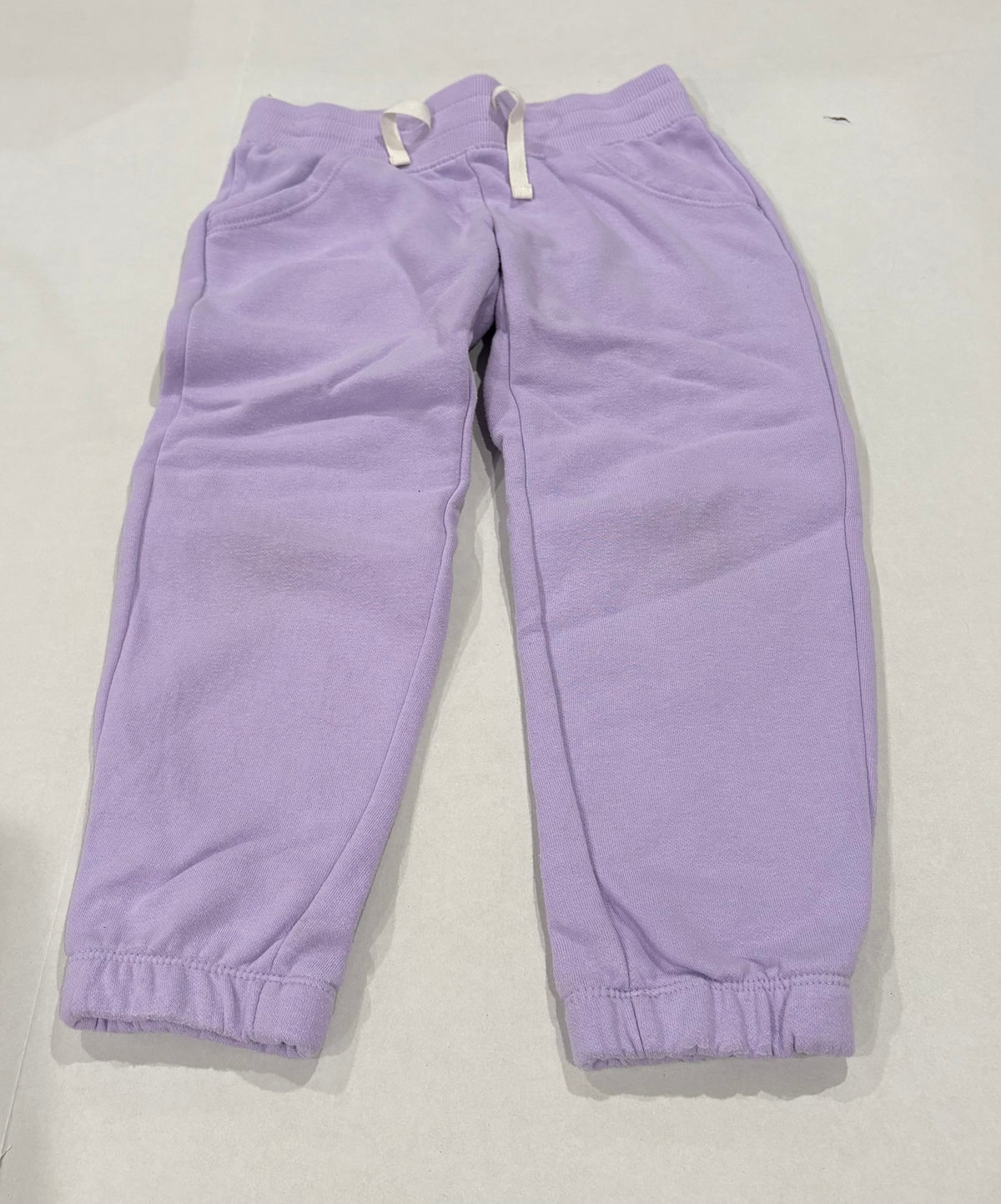 #25 Girls XS (4/5) Cat and Jack fleece lined purple sweatpants