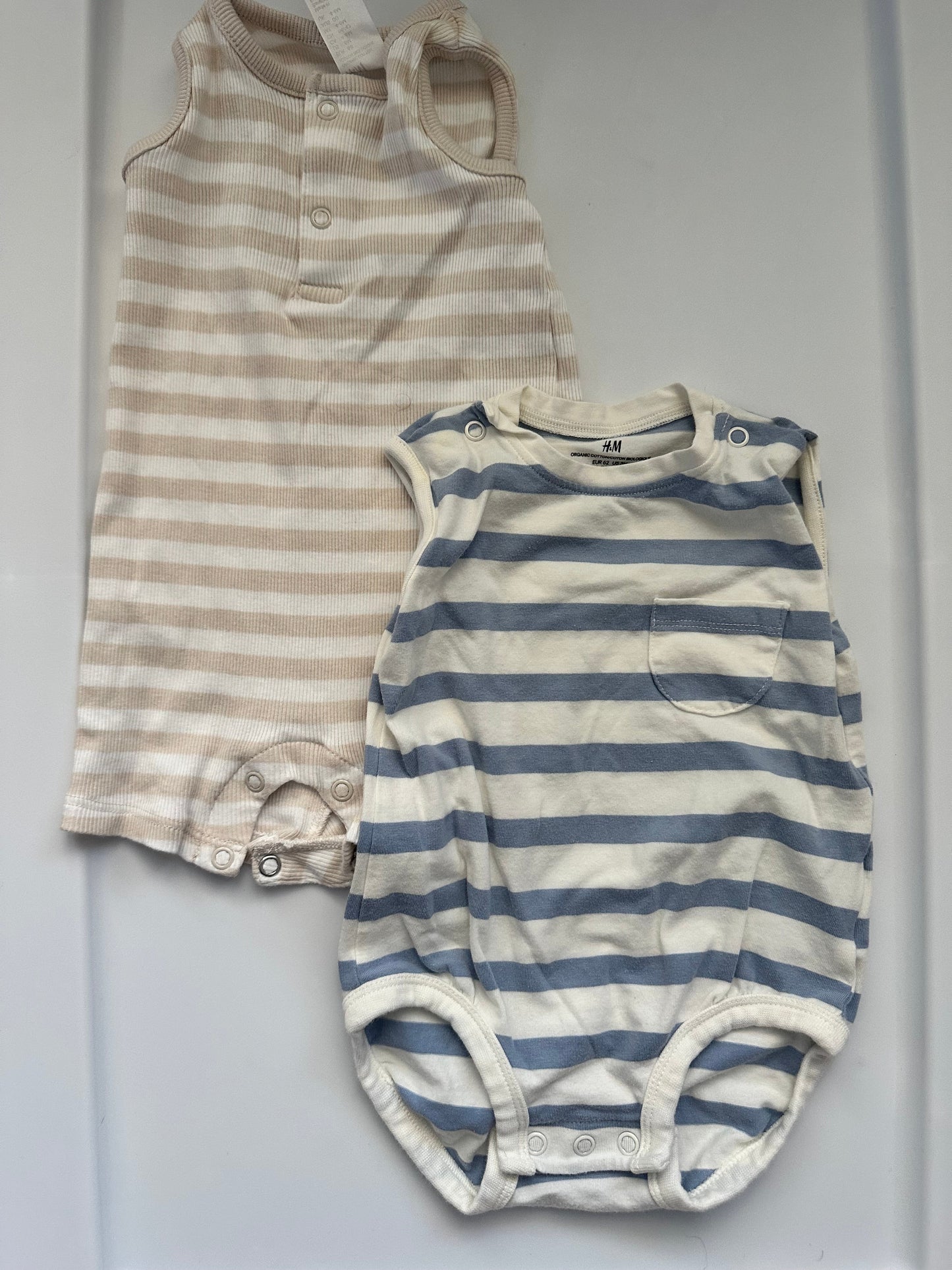 #86 h&M boys romper bundle 2-4m REDUCED