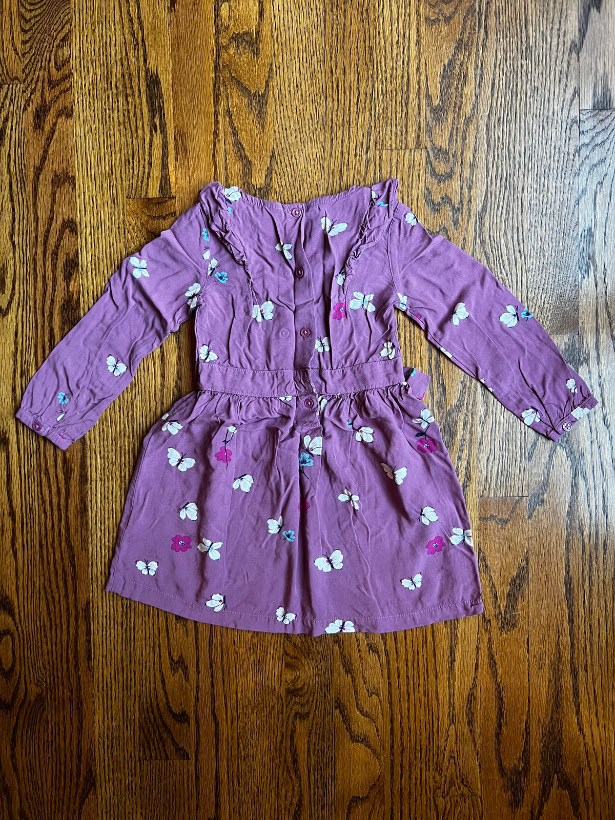 Seller #115 - Carter’s Girls 4T Purple Butterfly Dress, VGUC
