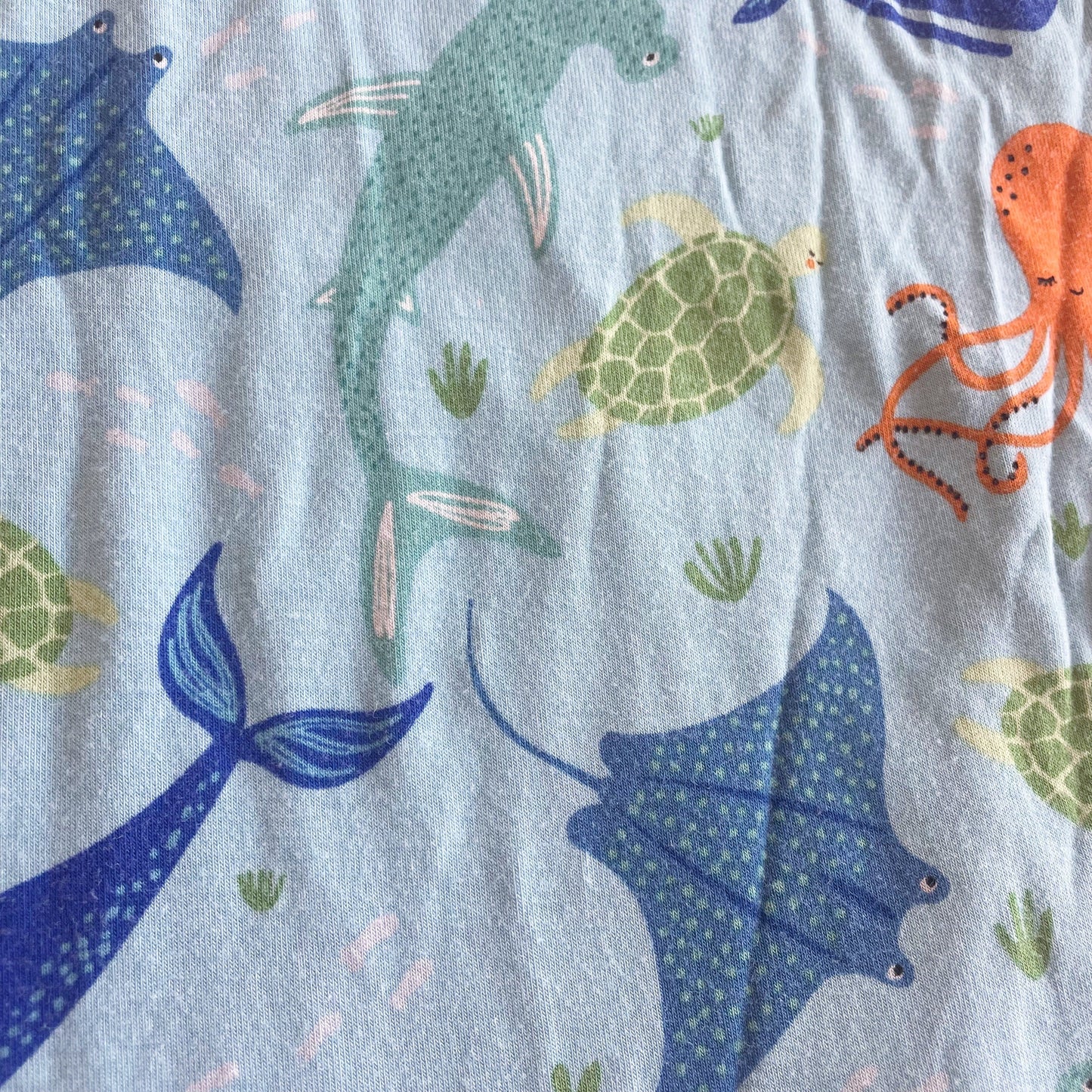 #118 | Size 9/10 | Little Sleepies Boys Ocean Animal Pajamas