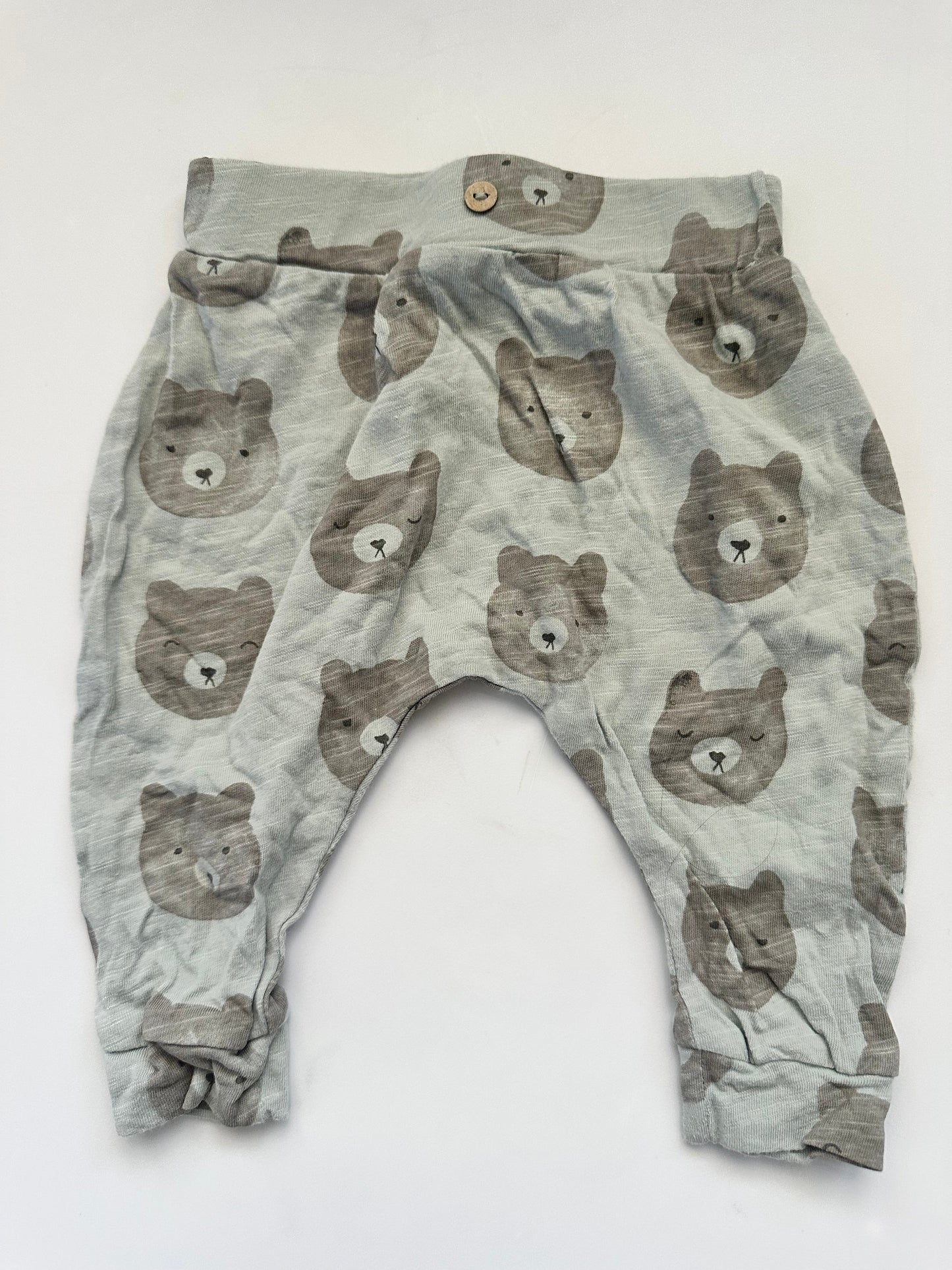 #86 Rylee + Cru Boys pants bear 0-3 REDUCED