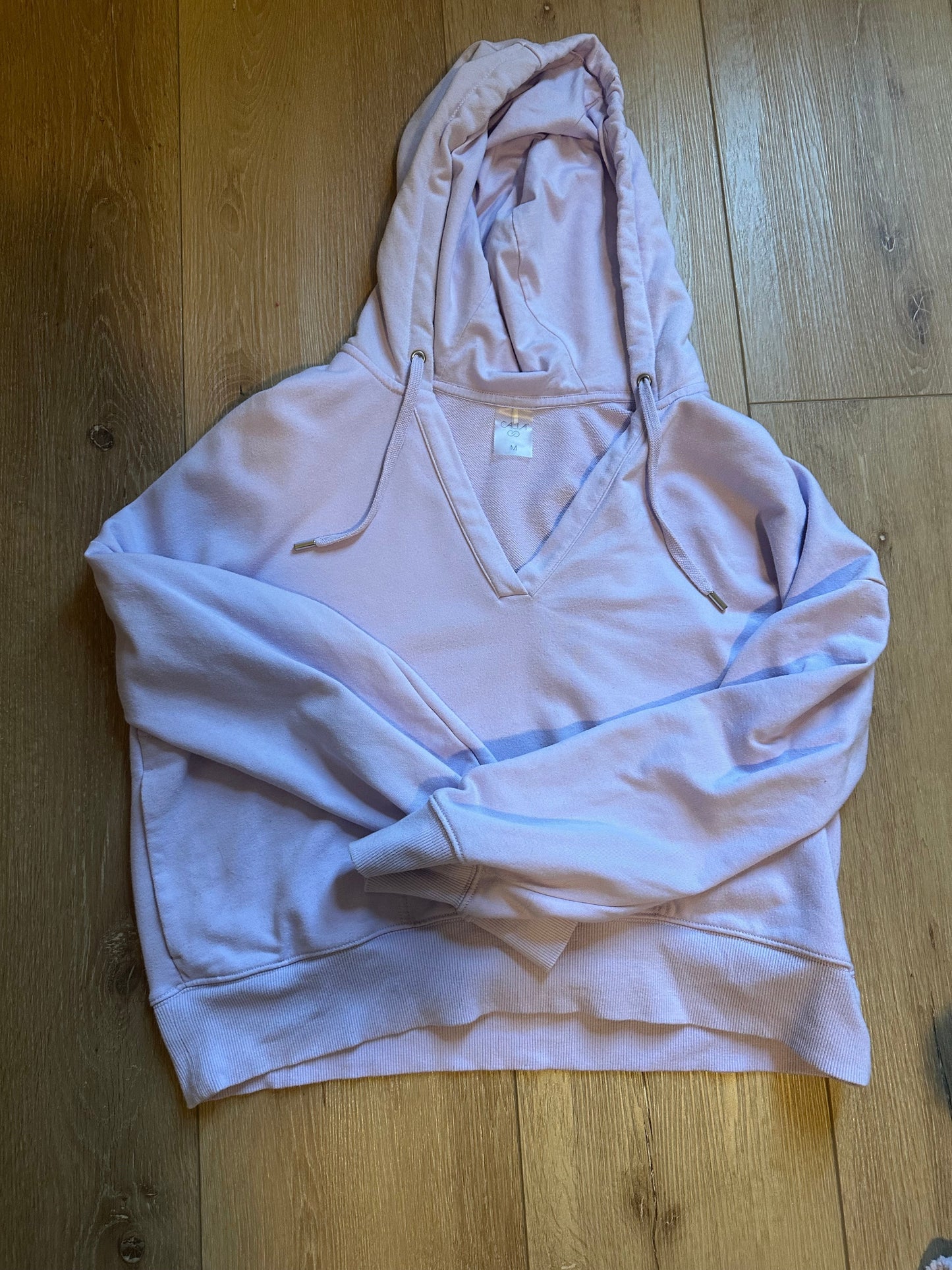 #161 Women’s size medium Calia light purple v-neck sweatshirt (Reduced!)