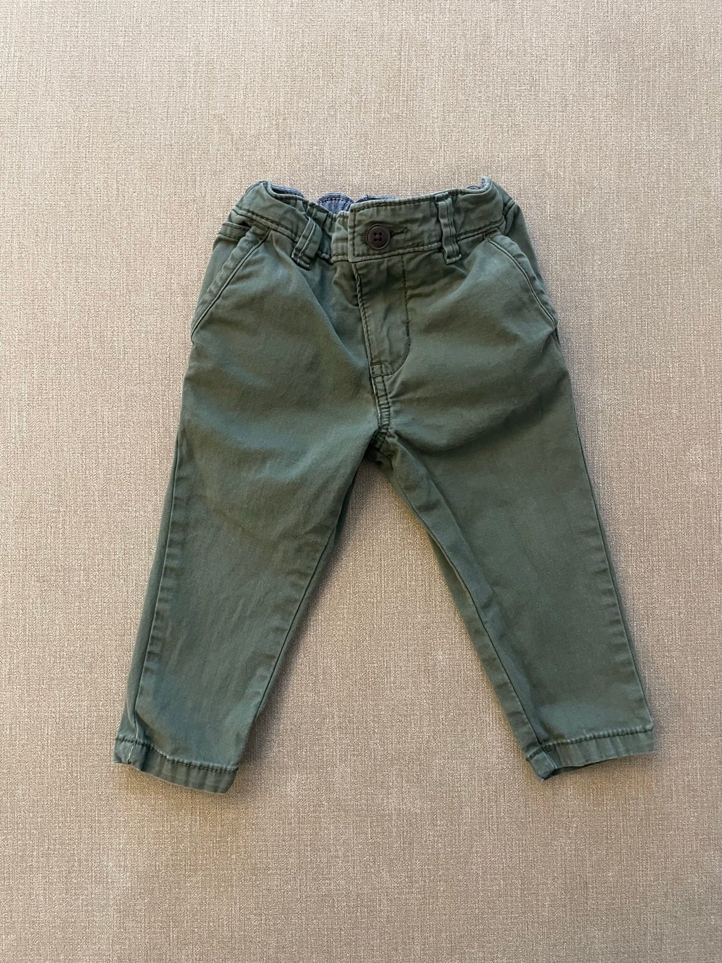 Seller #12 OshKosh | Boys Dark Green Dress Pants | Adjustable Waistband | Size 12 months