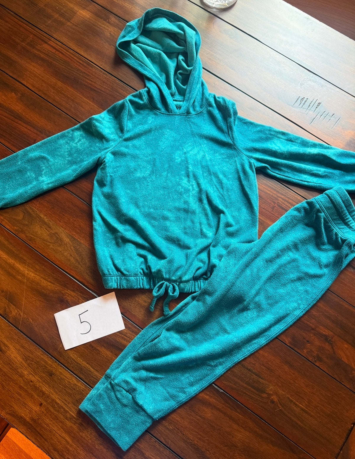#51 Girls 5 Jumping Beans Hoodie and Jogger Sweatpants Set