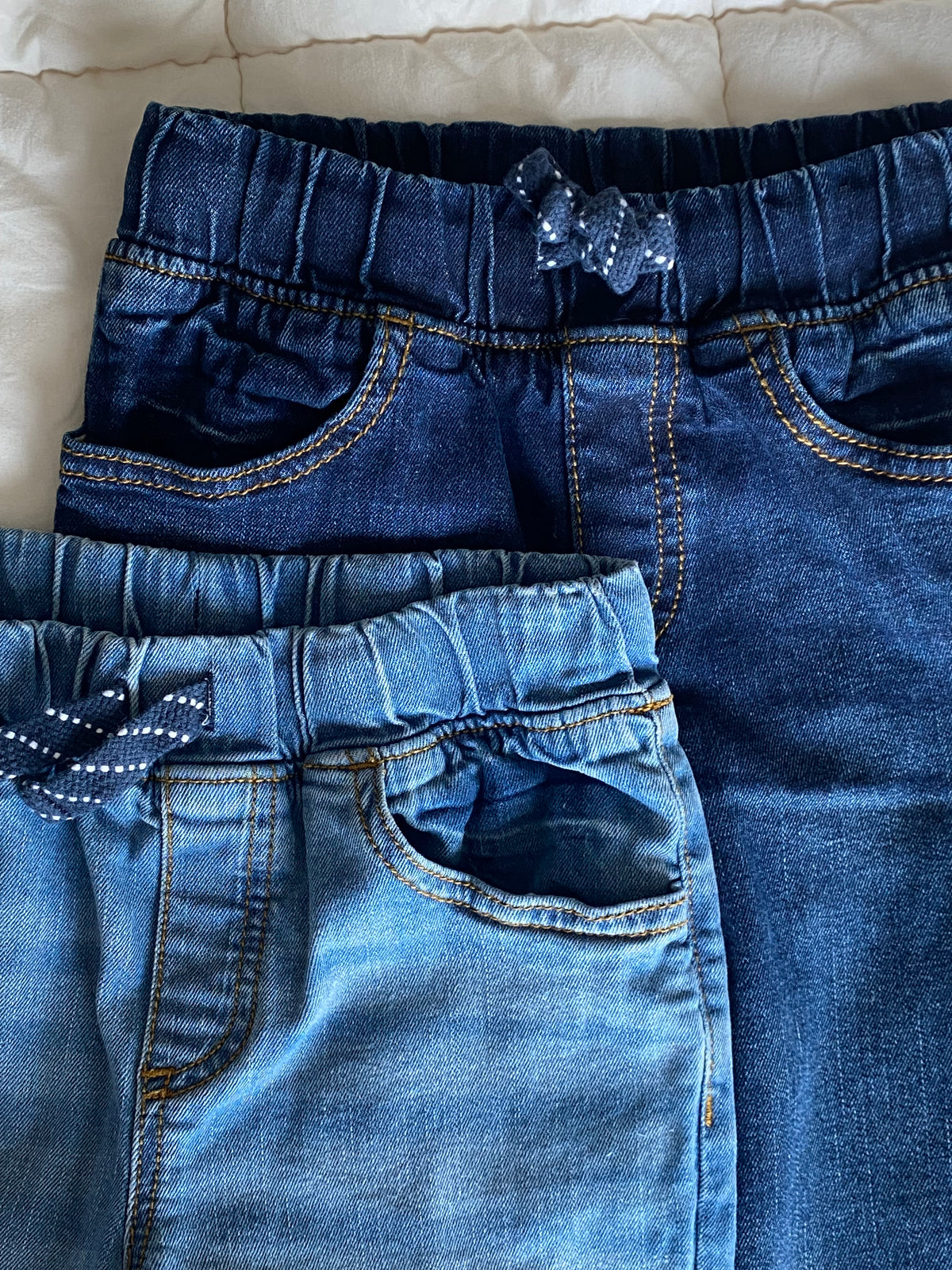 Seller 59 boys set of 2 size 6 straight leg jeans