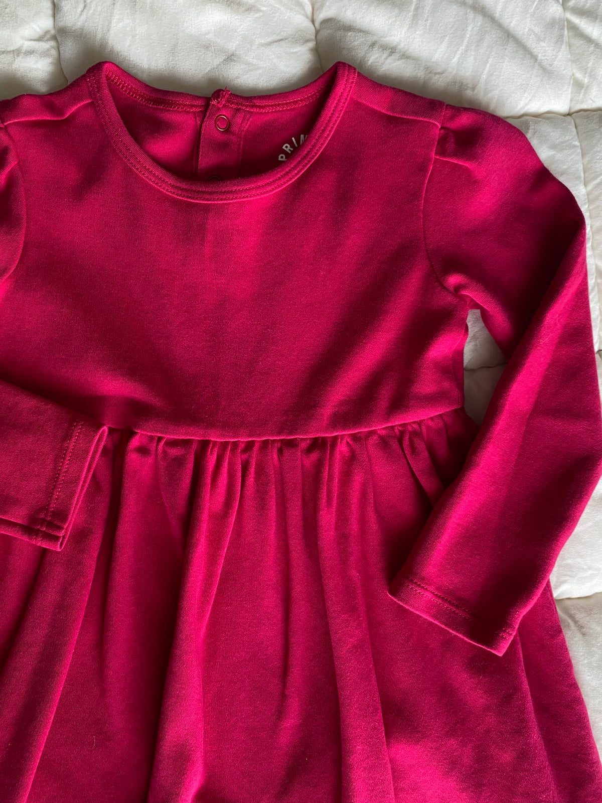 Seller 59 girls 18-24 mo Primary fuchsia bodysuit dress