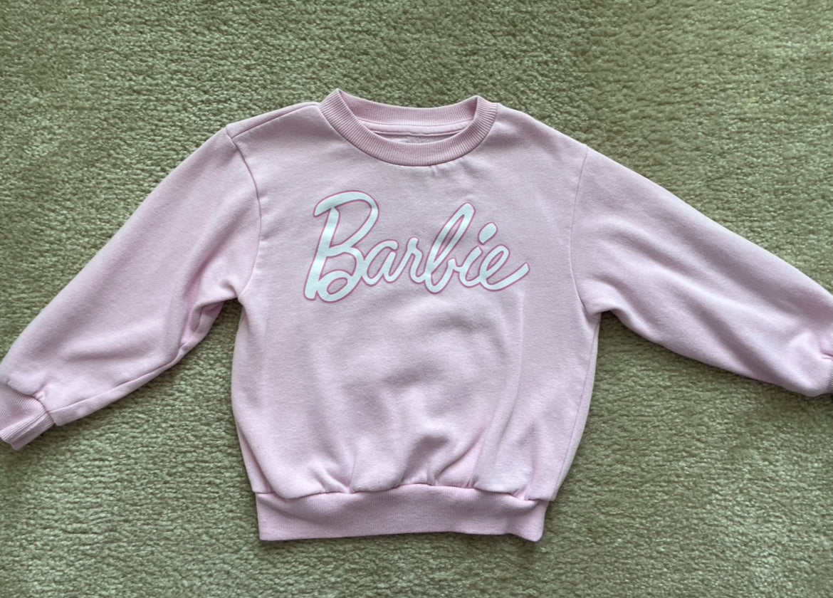 Seller 10- Girls size XS (4/5) Barbie sweatshirt