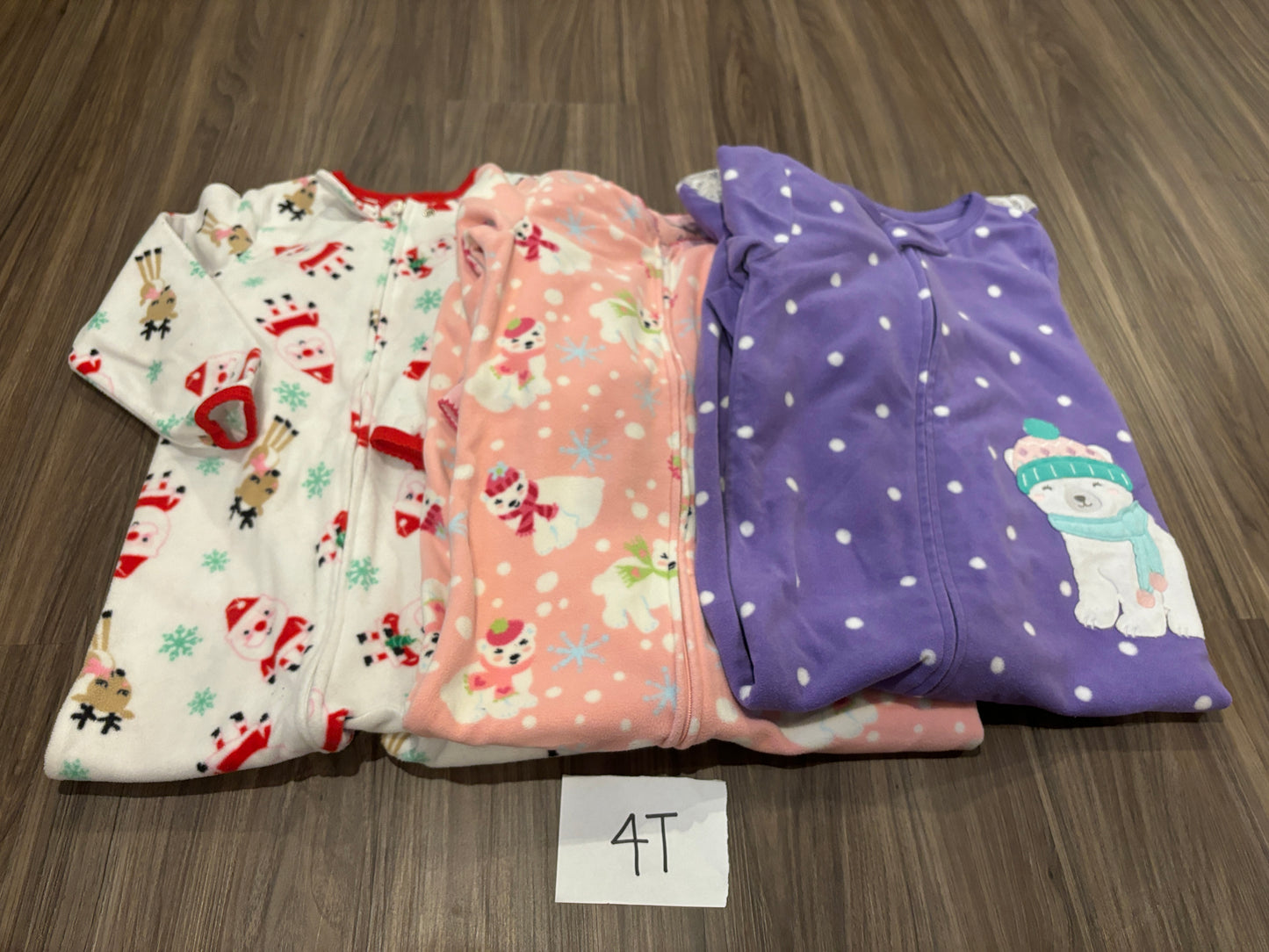 #138 - 4T - VGUC 3 Fleece Zippy's - PU 45236
