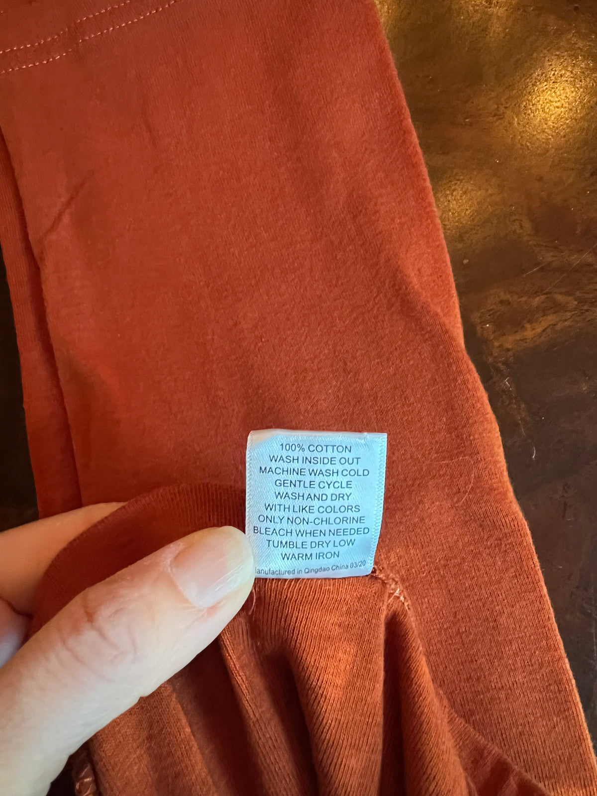 Seller #115 - Leveret 3T Gender Neutral Burnt Orange Pajamas, VGUC