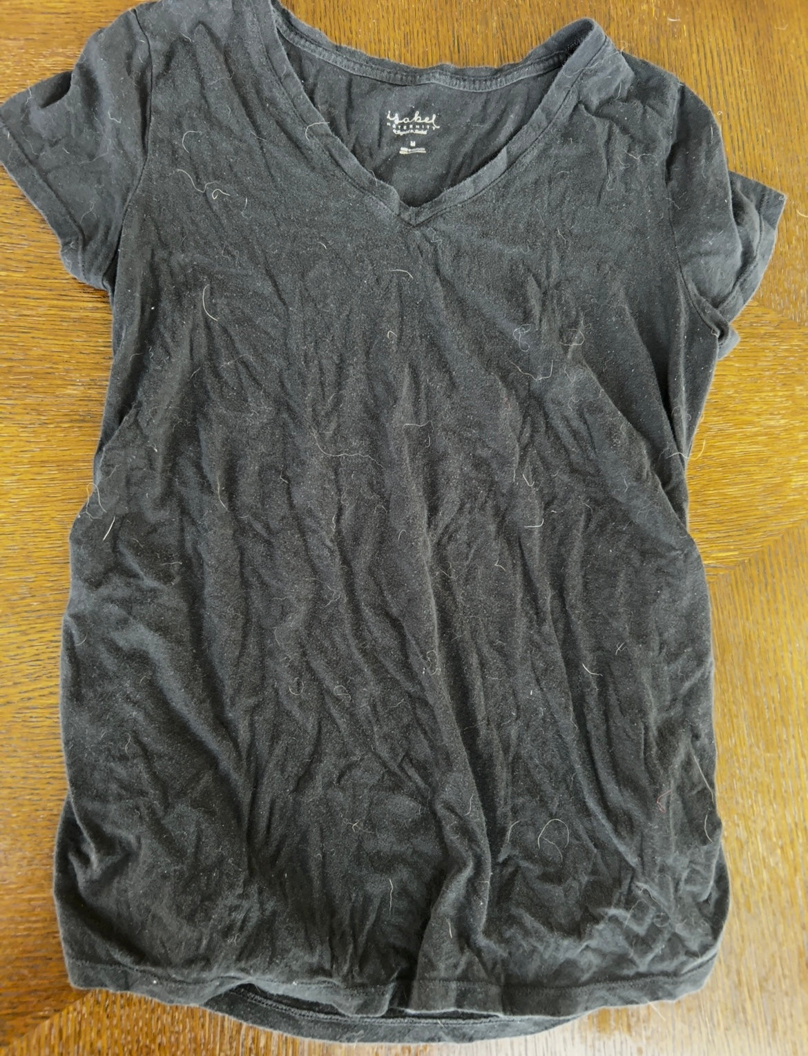#35 Black maternity t shirt M