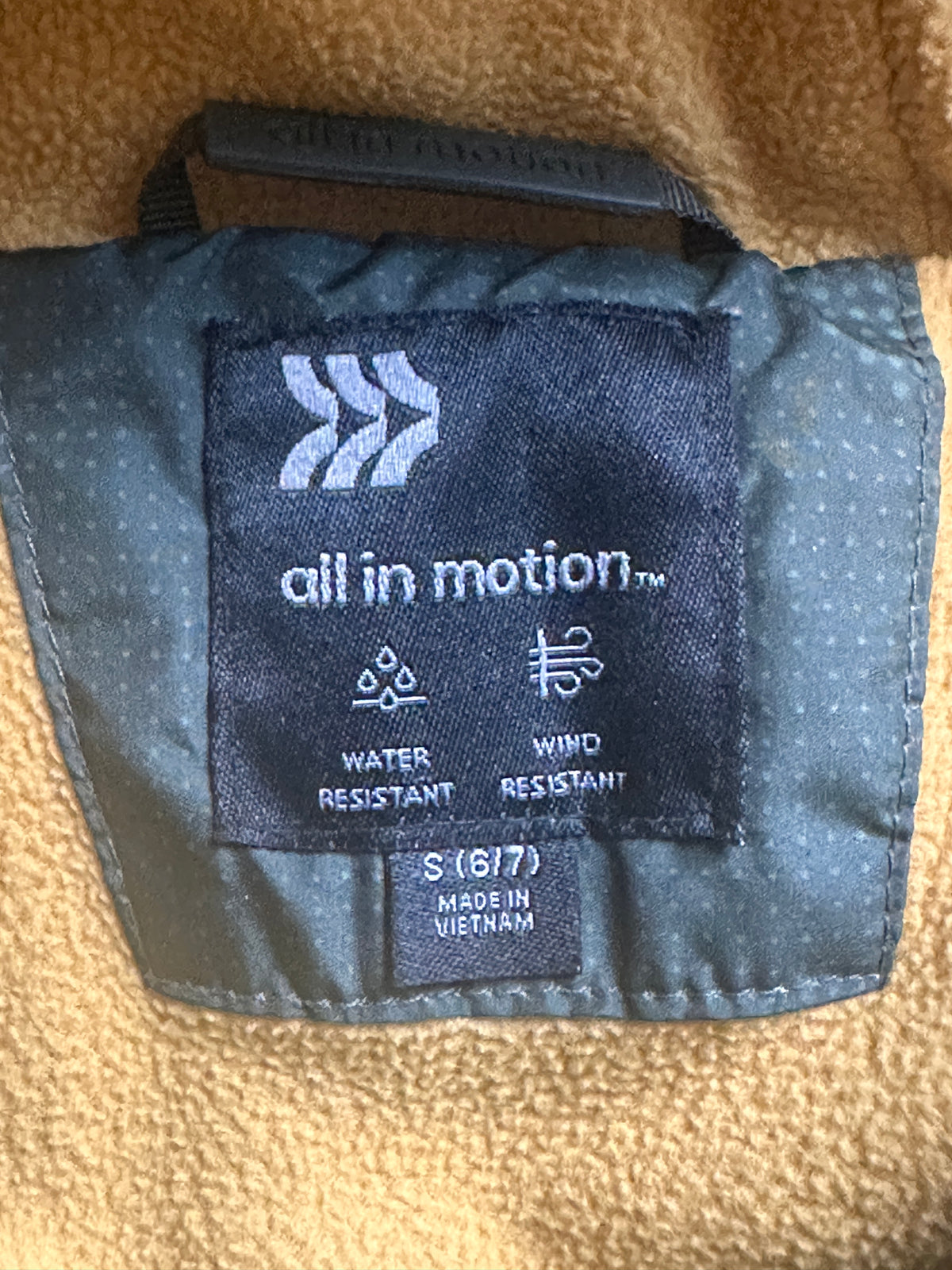 #163 All in Motion Water & Wind Resistance Puffer Jacket - size S (6/7) - EUC