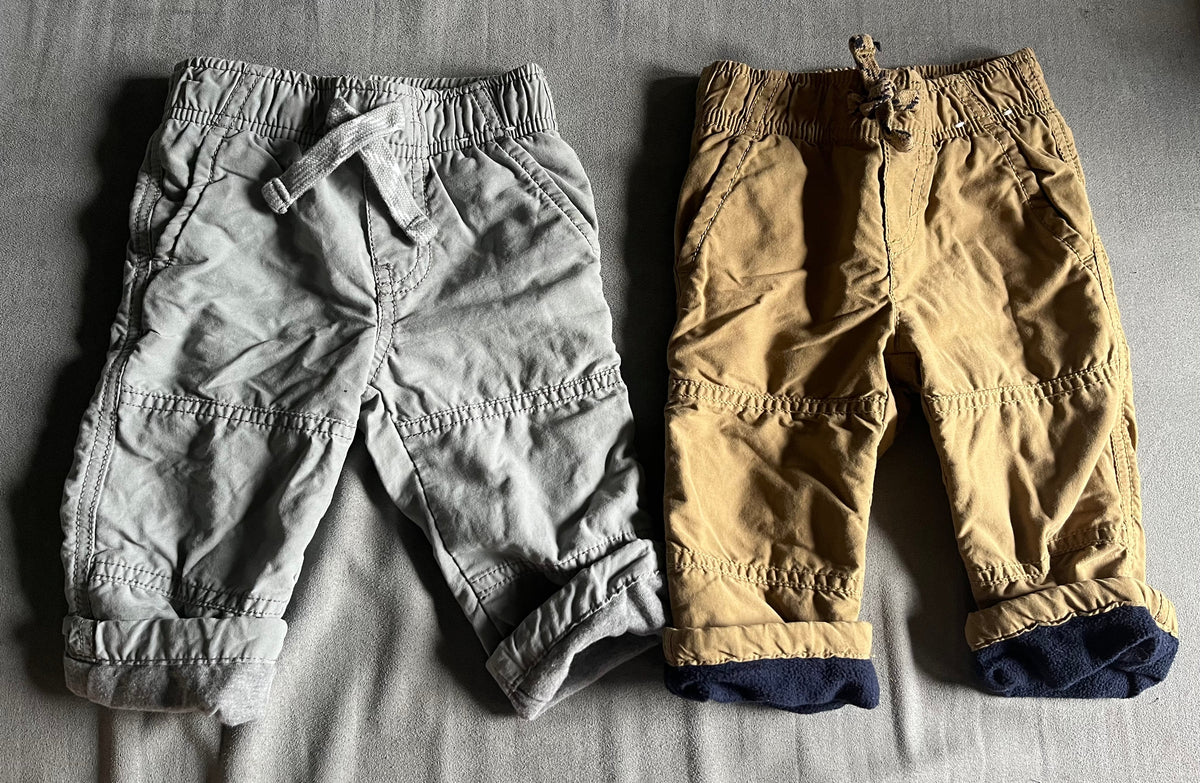 Seller #13 Gymboree boys 6-12 months lined pants bundle