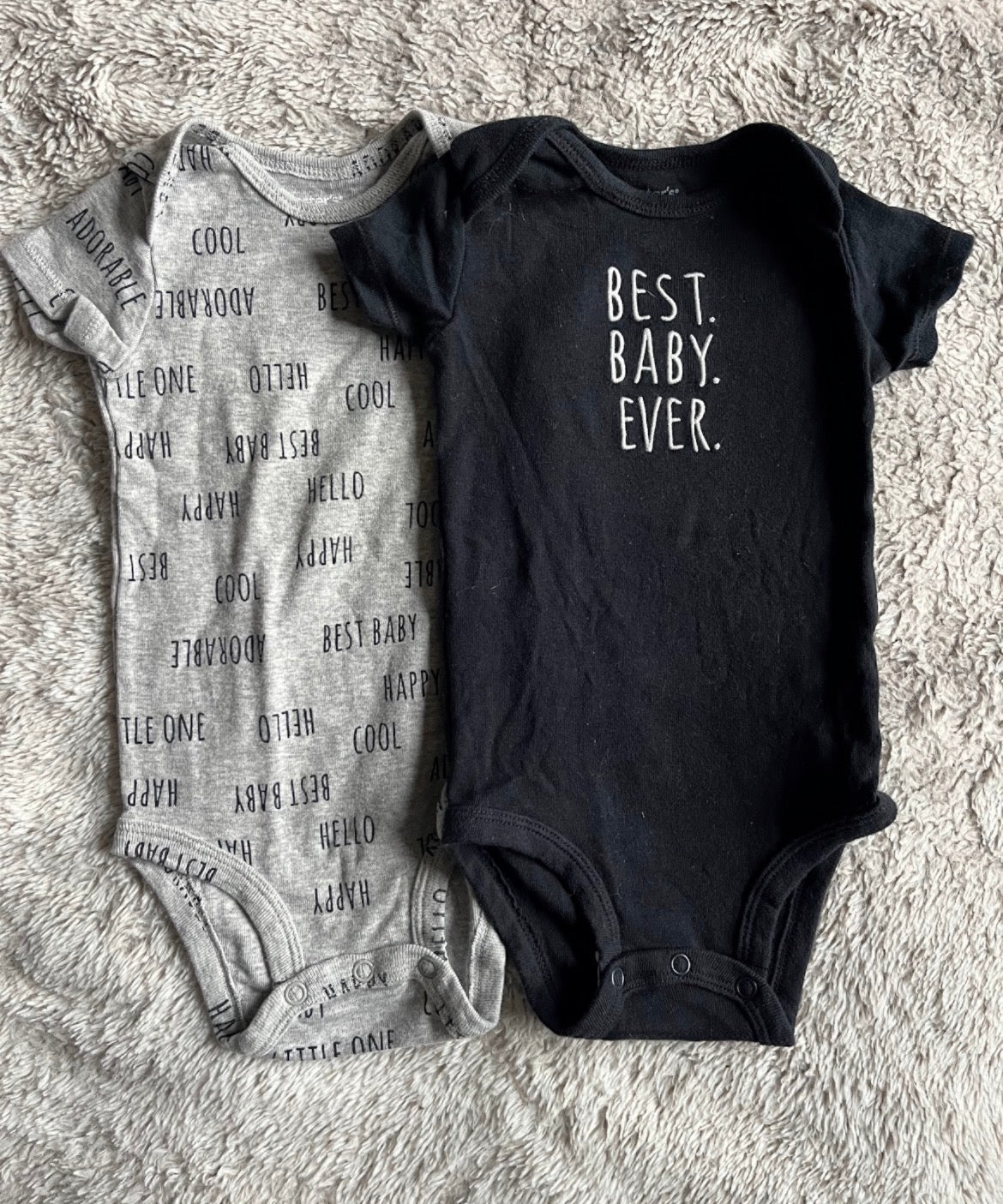 Seller #13 Carter’s gender neutral 6 months onesies