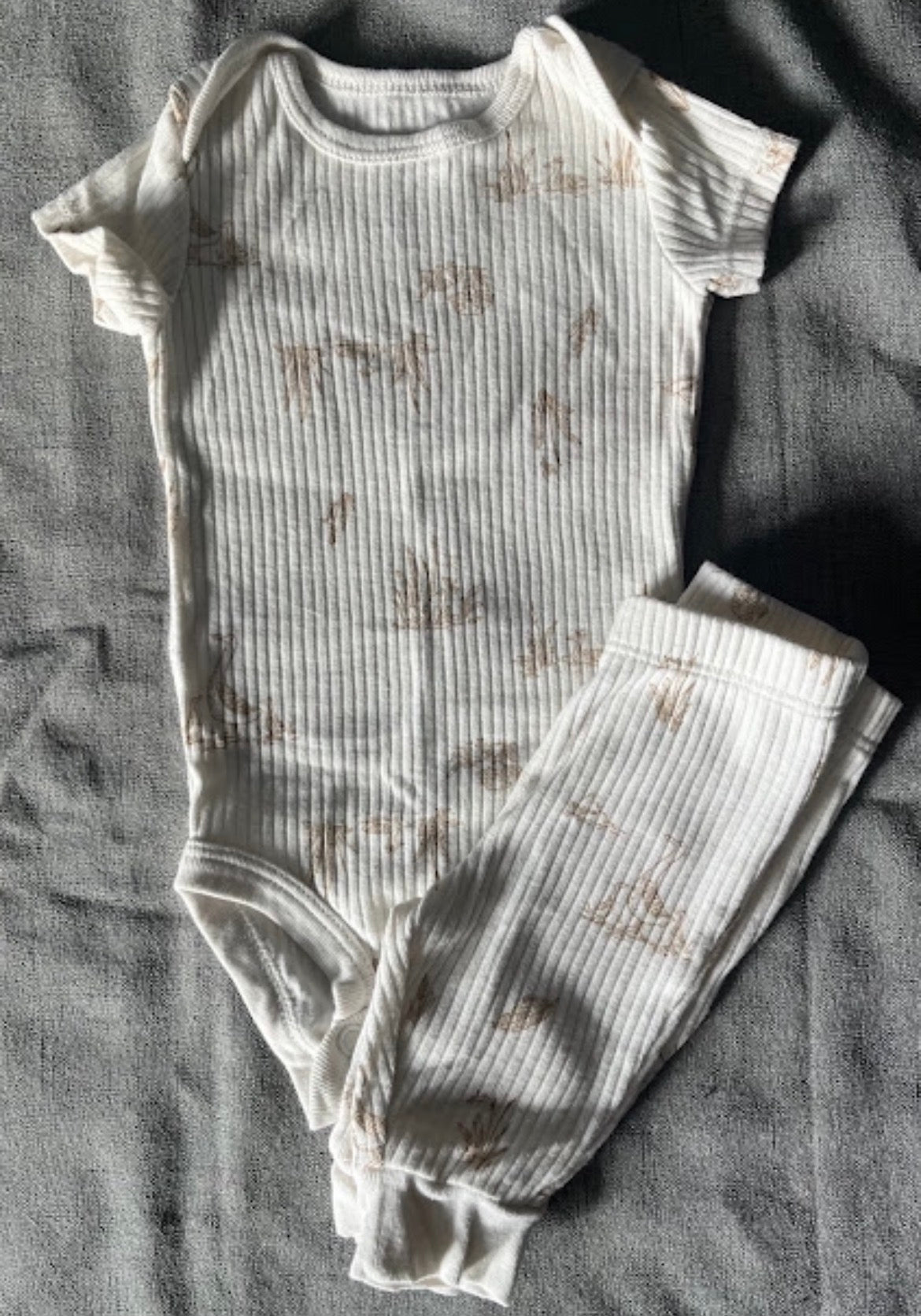 Seller #13 Carter’s gender neutral newborn two piece outfit