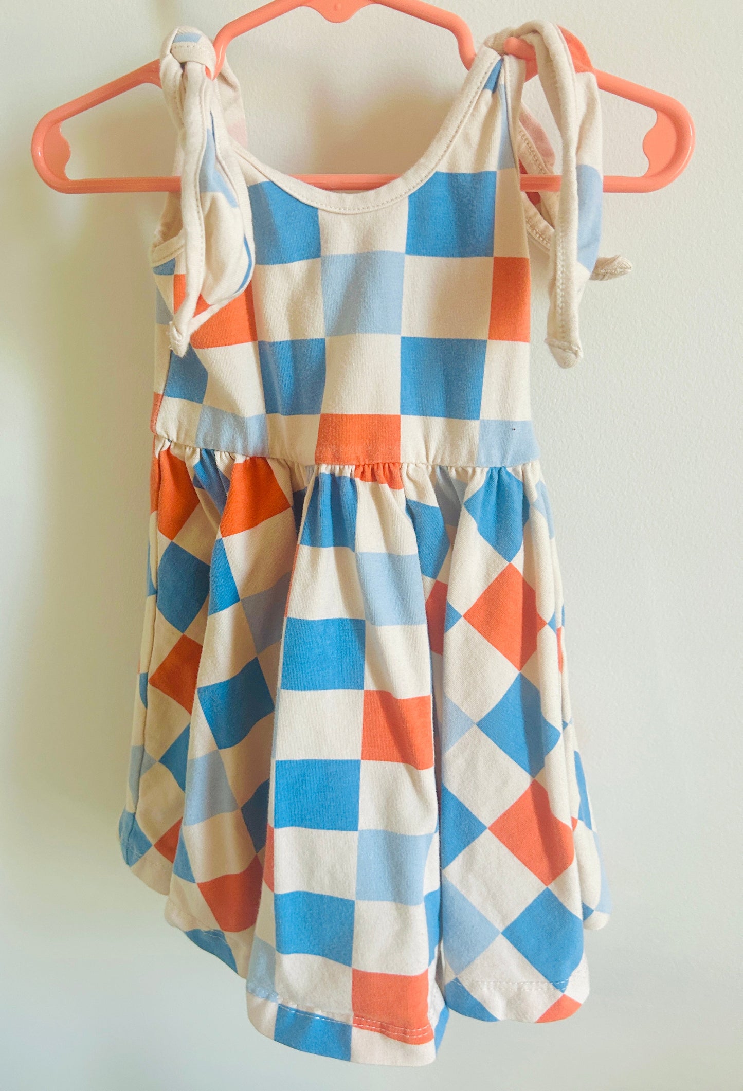 #15 REDUCED Alice + Ames 2t Bow Tank Ballet Dress in Checkerboard
