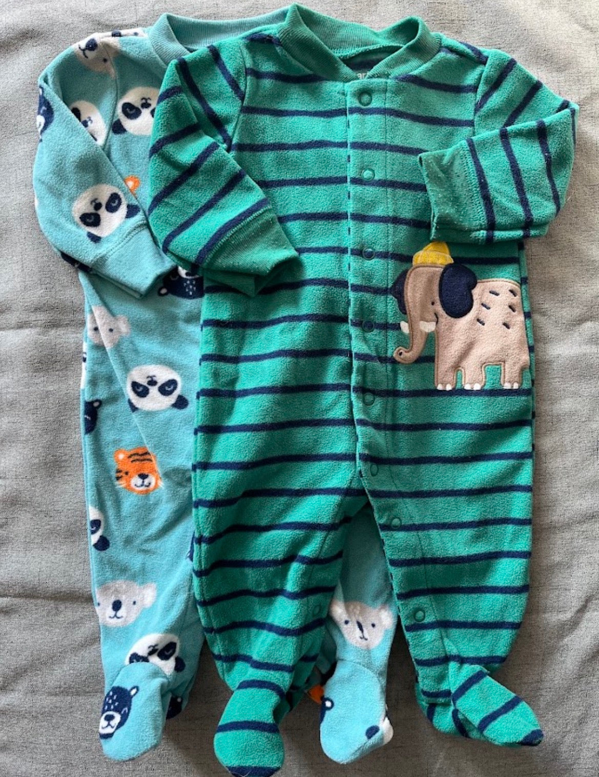 Seller #13 Carter’s boys 3 months fleece sleeper bundle