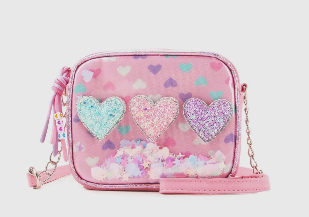 Seller #140 Girls pink heart purse NWT