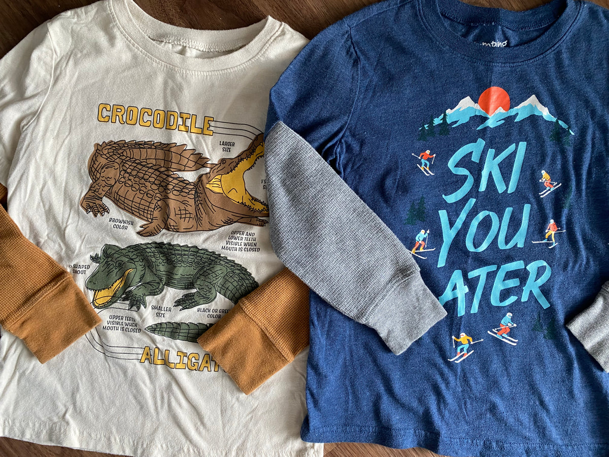 #59 bundle of boys 6 graphic tshirts
