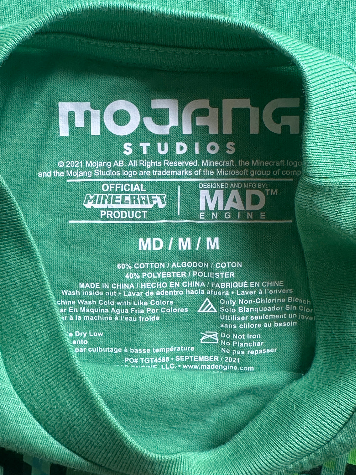 #163 NWT Minecraft T-Shirt - size M (2 of 2)