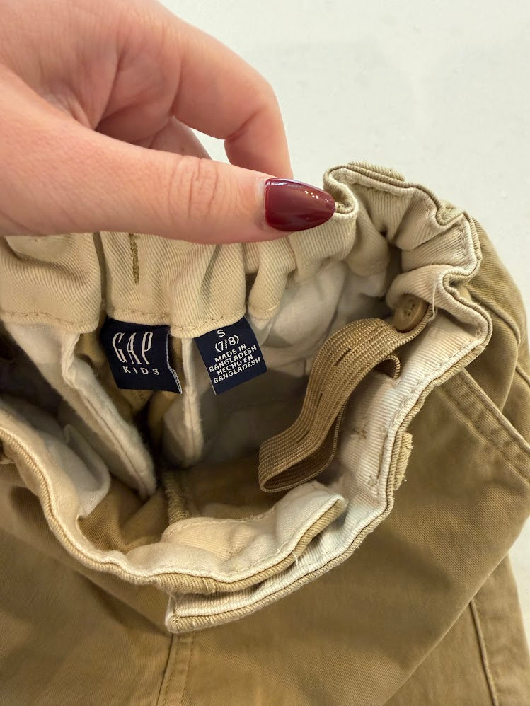 #9 Gap Kids Uniform Stretch Khaki Pants, Size S (7/8), VGUC *REDUCED