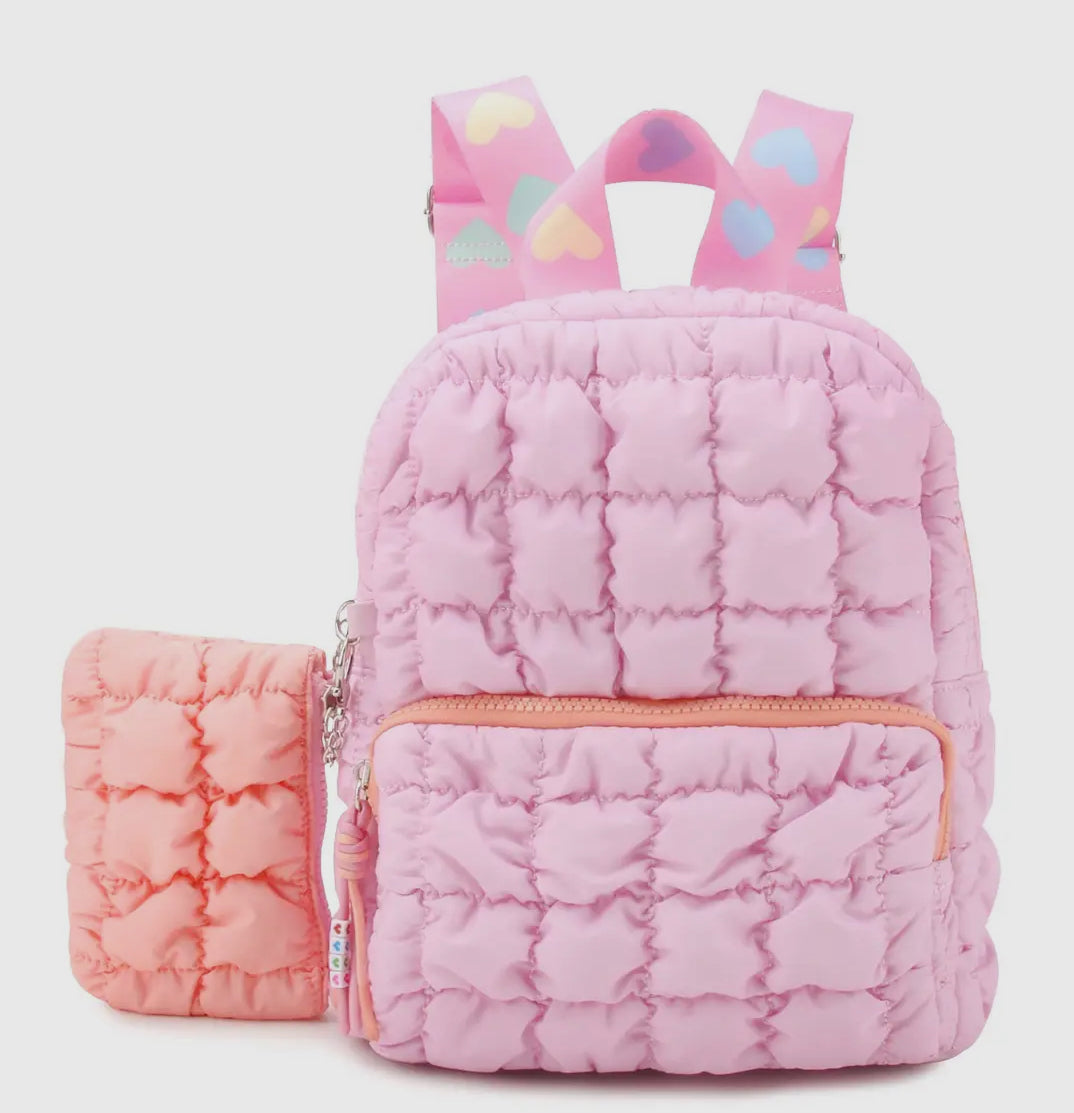 Seller #140 Quilted Mini Backpack with Coin Purse *NEW*
