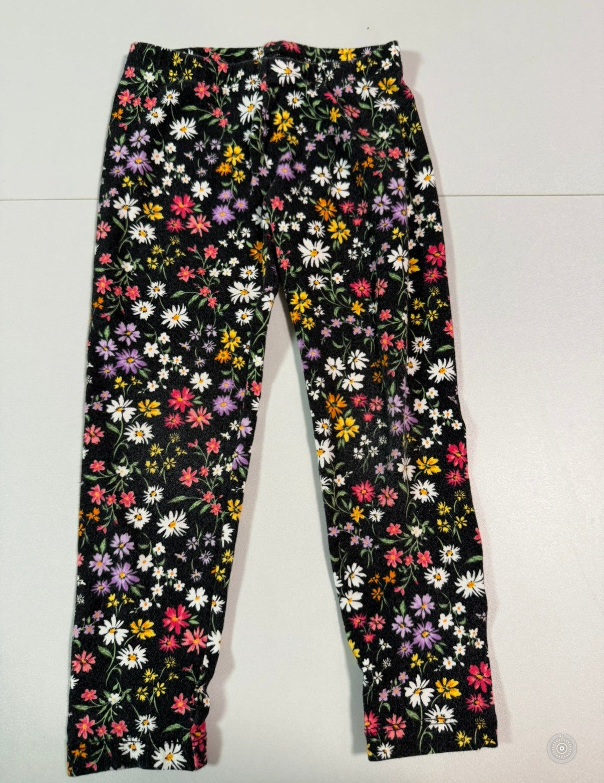 #155 Old Navy floral leggings, girls size 4T