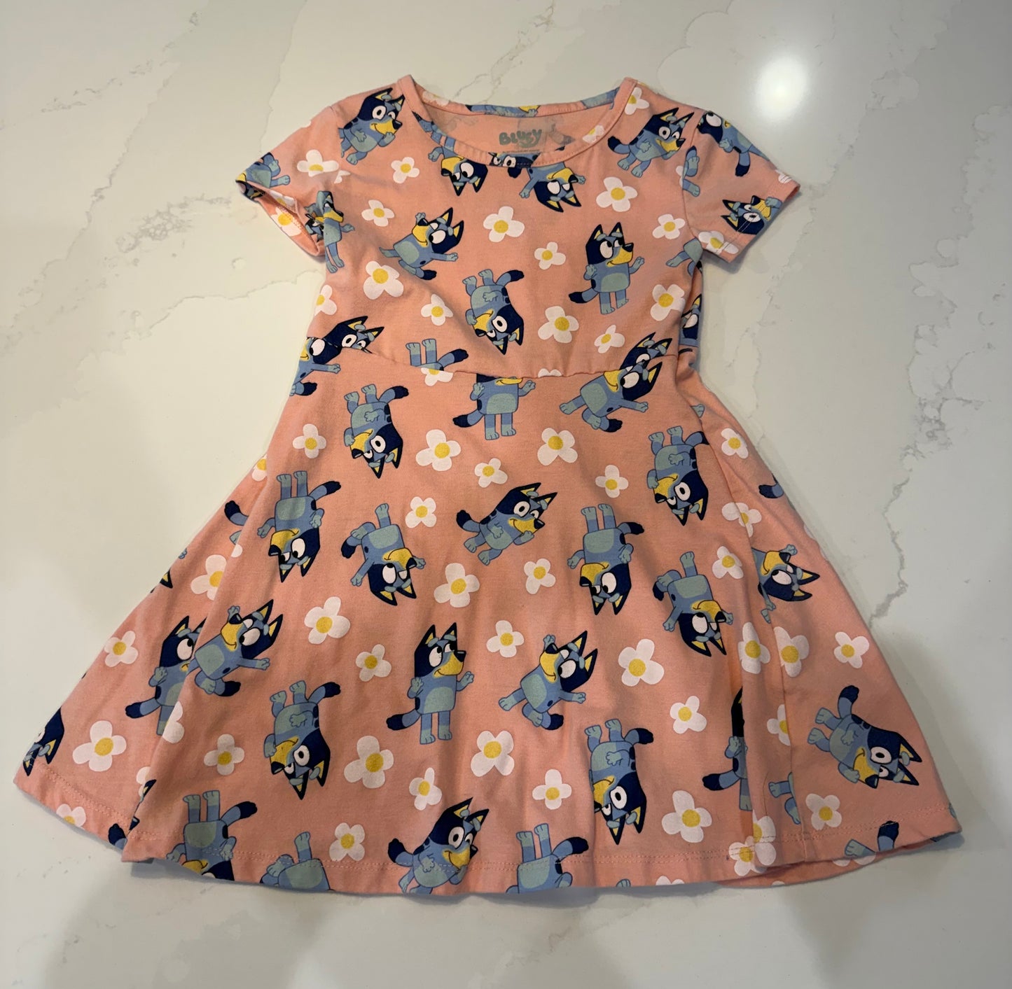 #133 girls 5t bluey dress