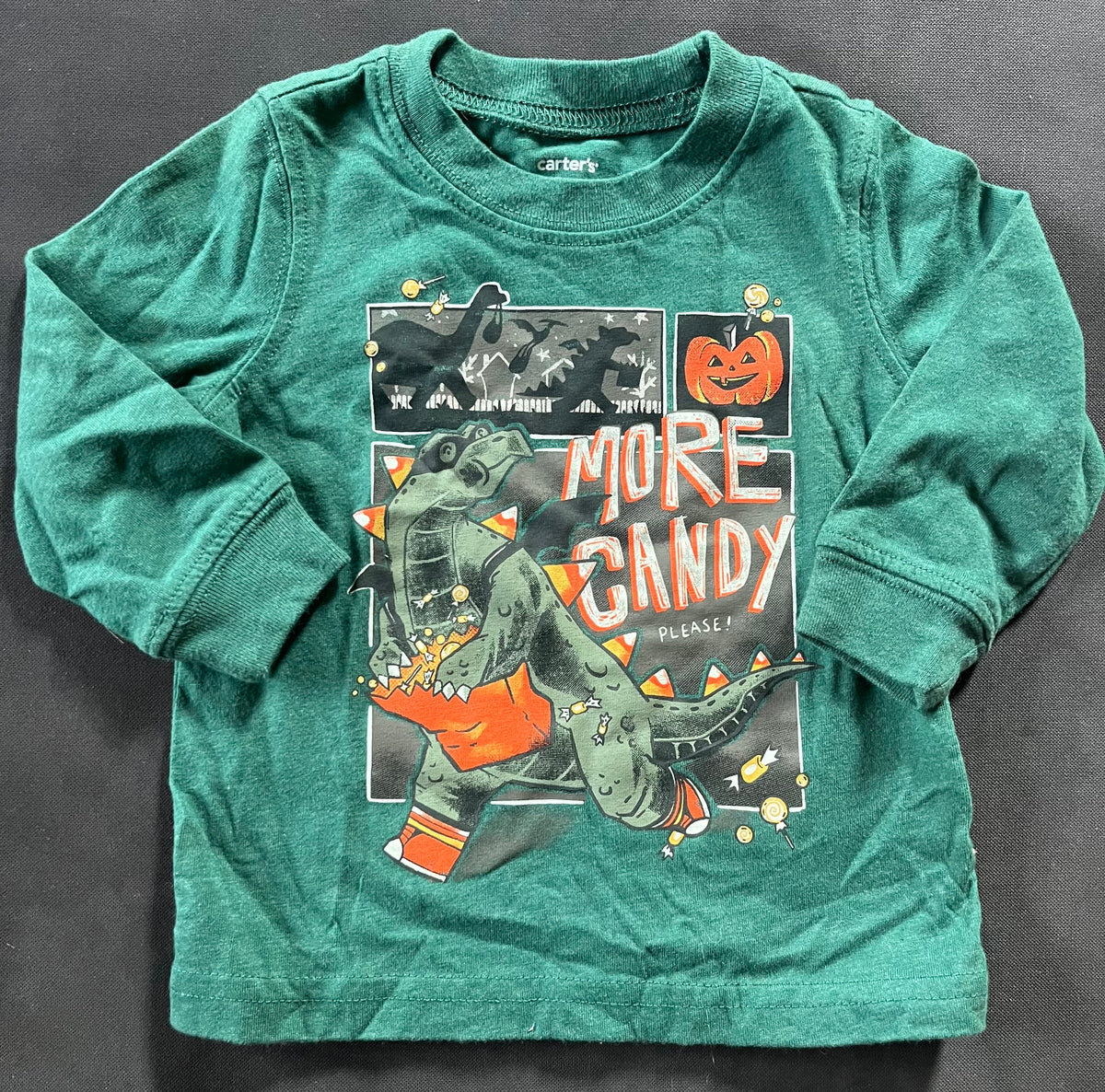 Seller #13 Carter’s boys 6 months Halloween candy shirt