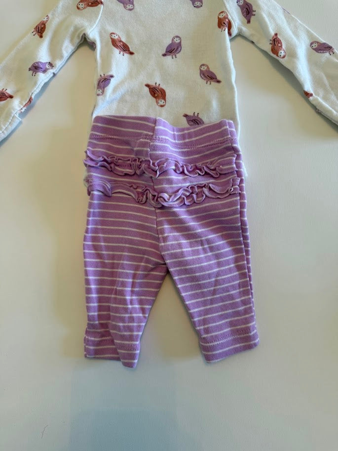 Seller #13 WonderNation boys 6-9months pumpkin hooded romper