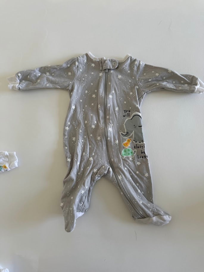 Seller #13 Little Me gender neutral 9 months My First Christmas romper and matching hat