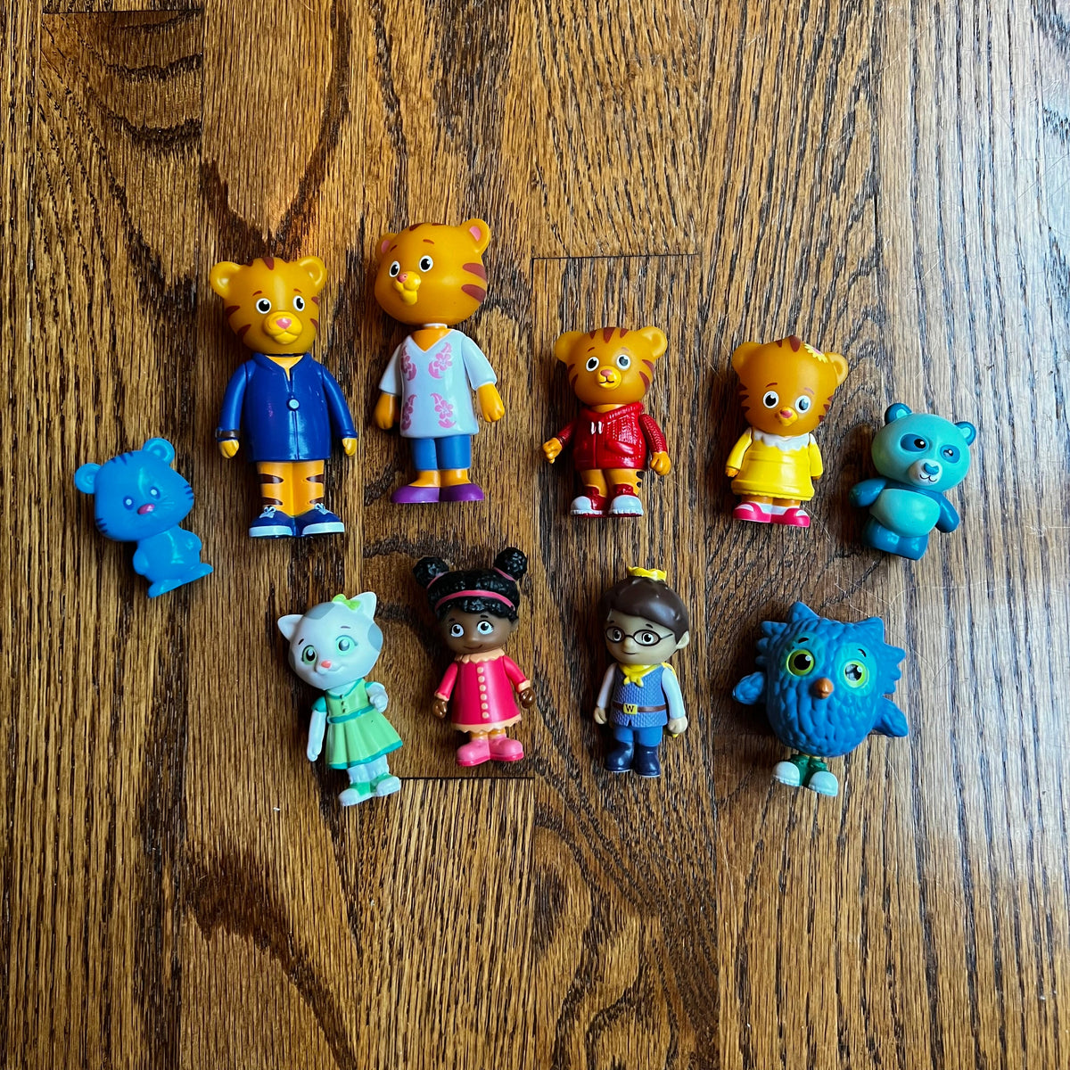 Seller #115 - Daniel Tiger Figurines (Set of 10), VGUC