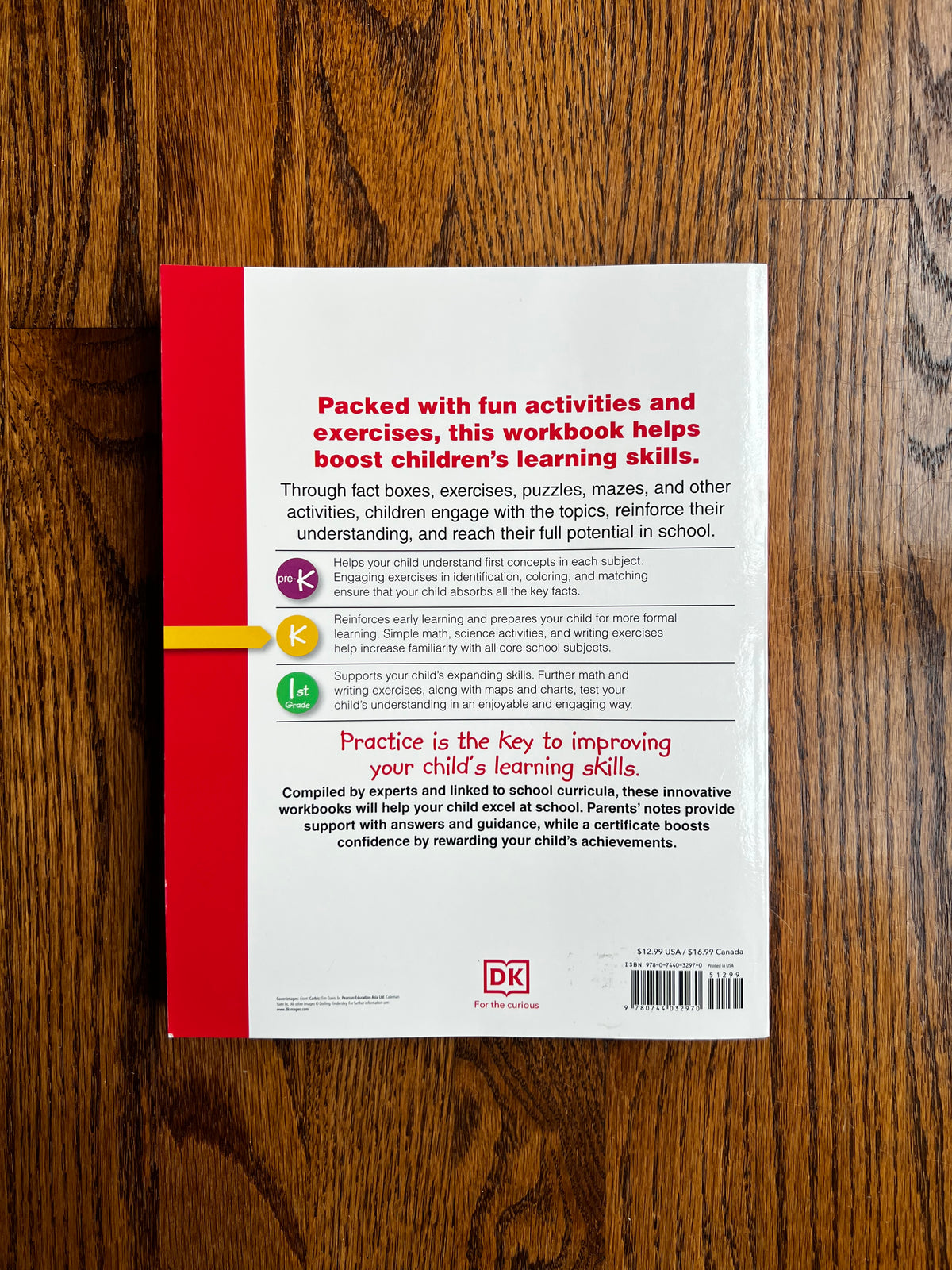 Seller #115 - Kindergarten Workbook, NEW