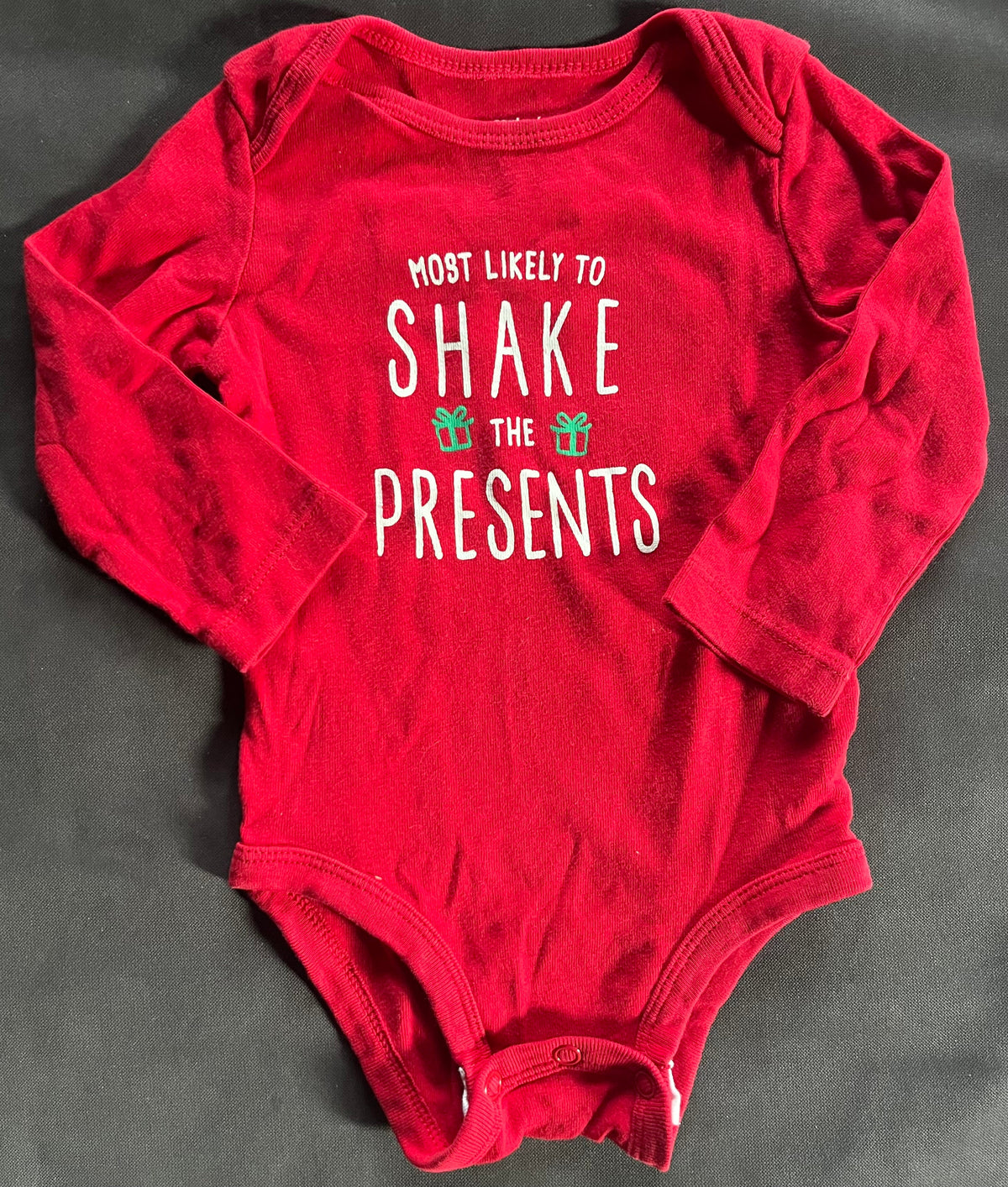 Seller #13 Carter’s gender neutral 9 months Christmas onesie