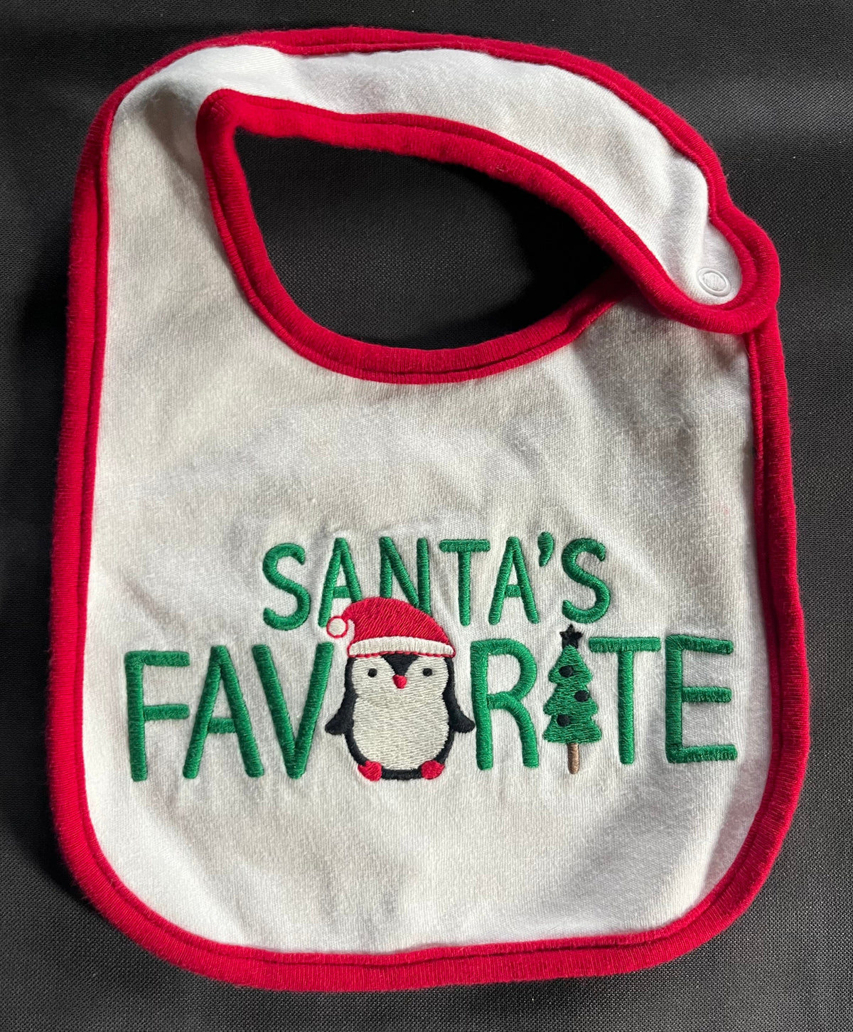 Seller #13 gender neutral Christmas bib