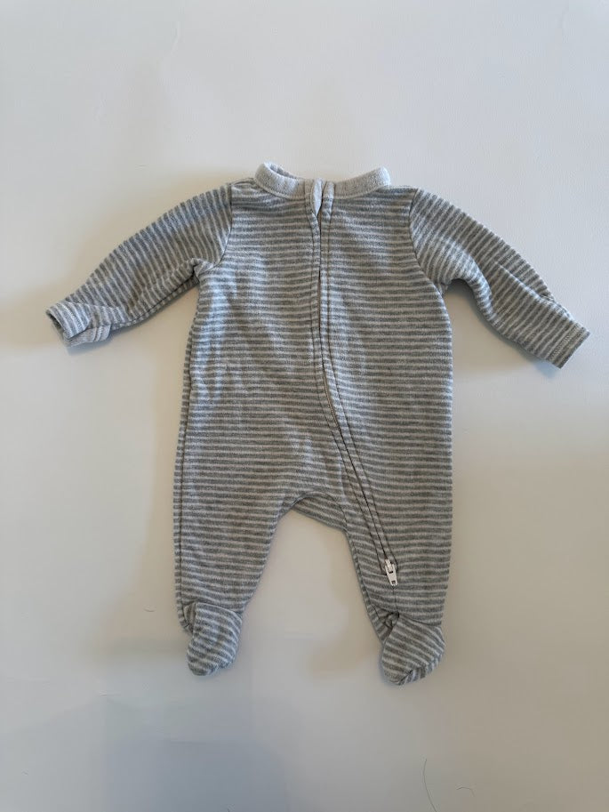 #78 REDUCED Old Navy Caterpillar and Striped Pajamas Gender Neutral Newborn